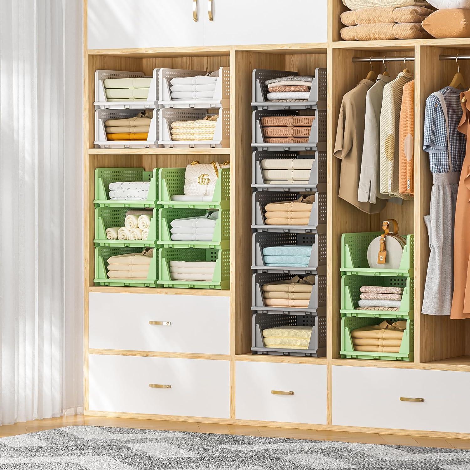 Cajones de Almacenamiento Apilables Neprock 5L Gris