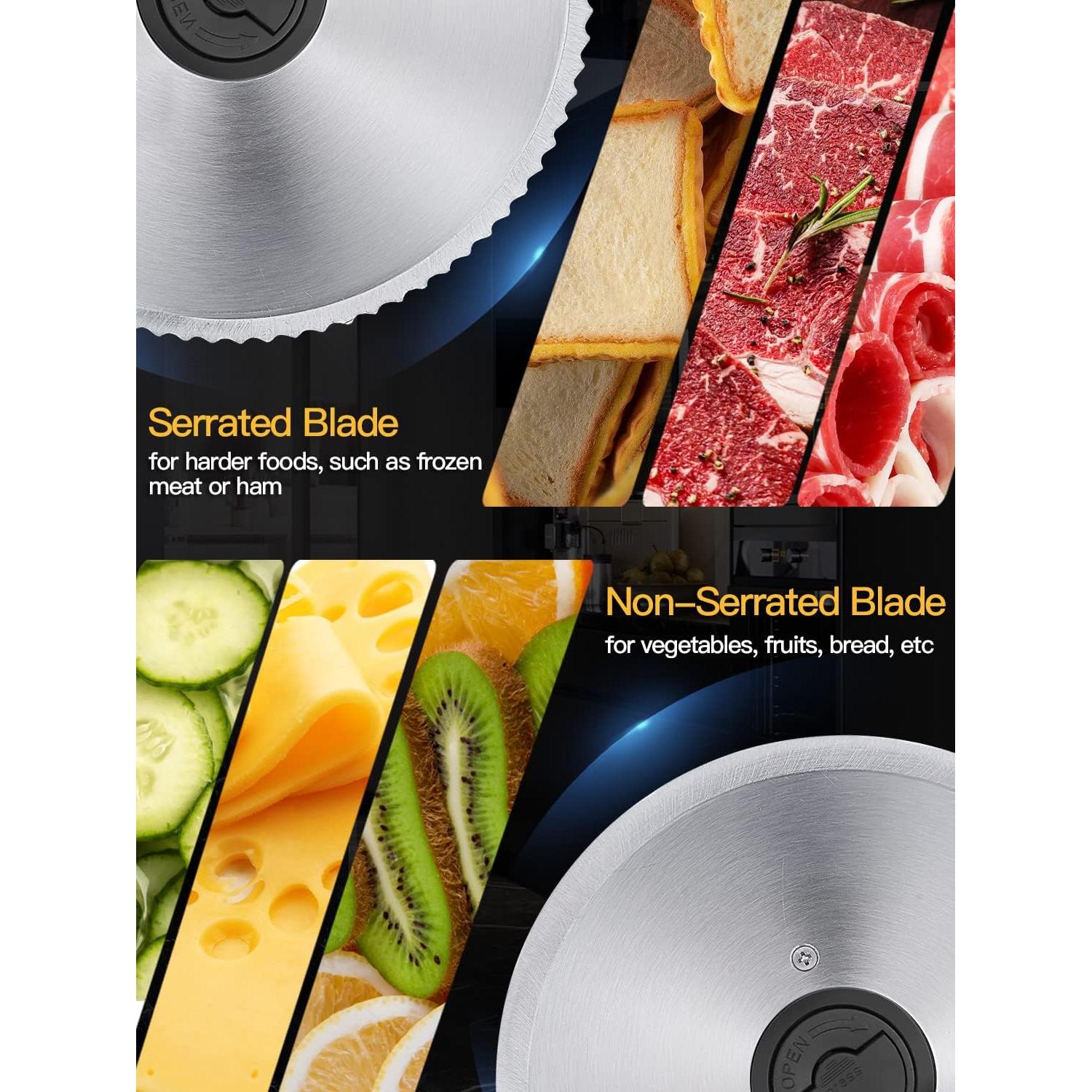 Cortadora de Carne Borlebbi SL-518M 200W Acero Inoxidable