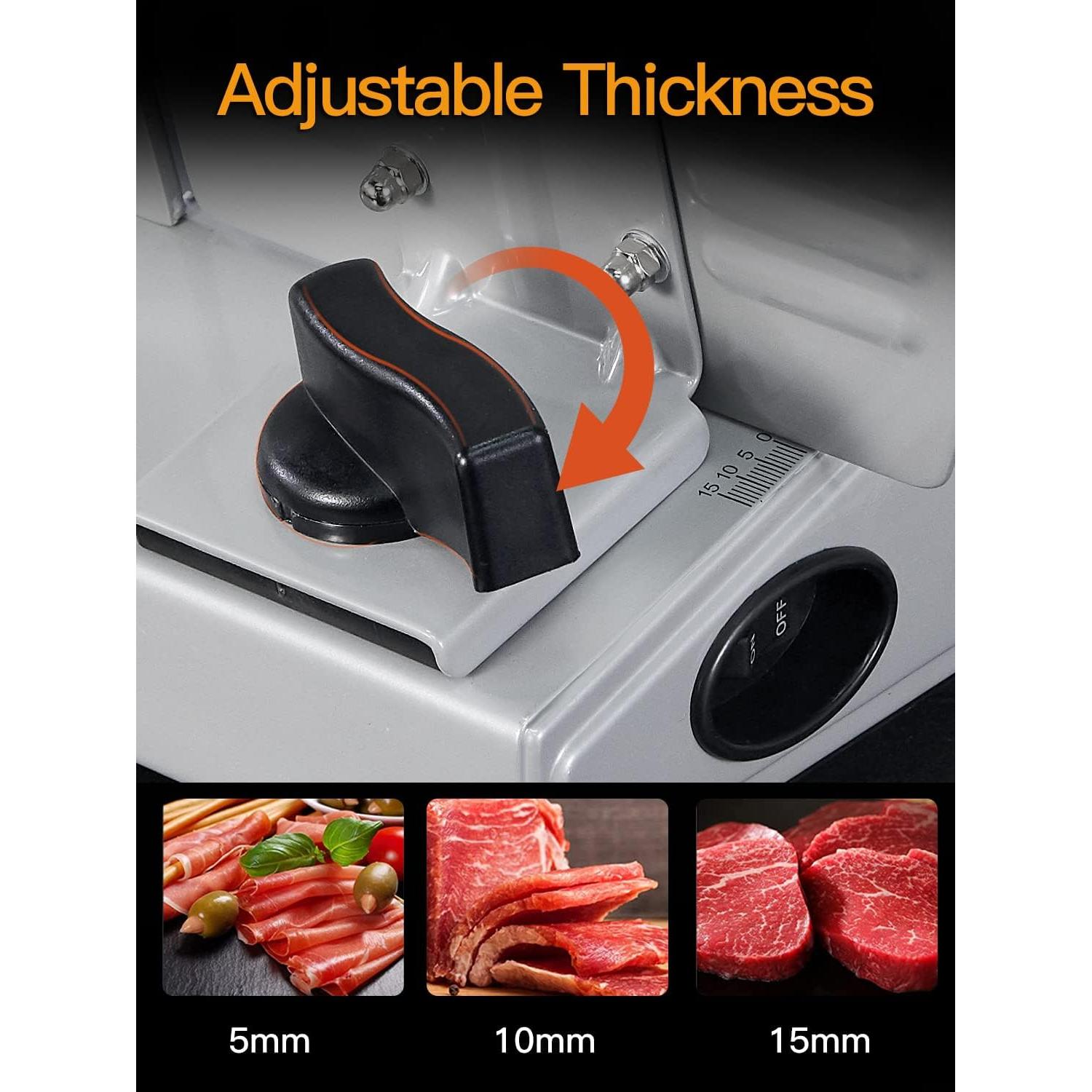 Cortadora de Carne Borlebbi SL-518M 200W Acero Inoxidable
