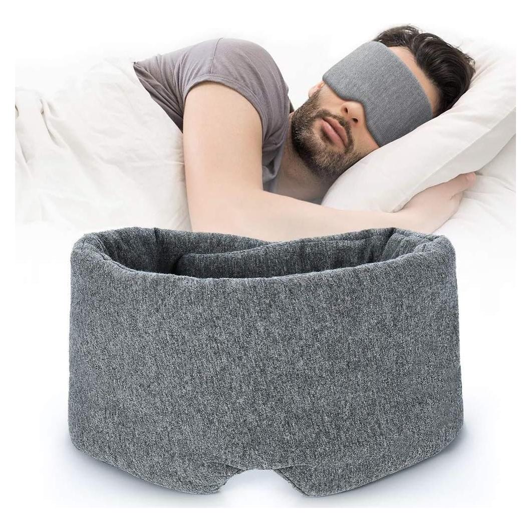 Máscara de Sueño de Algodón FRESHME - Bloqueo de Luz, Ajustable