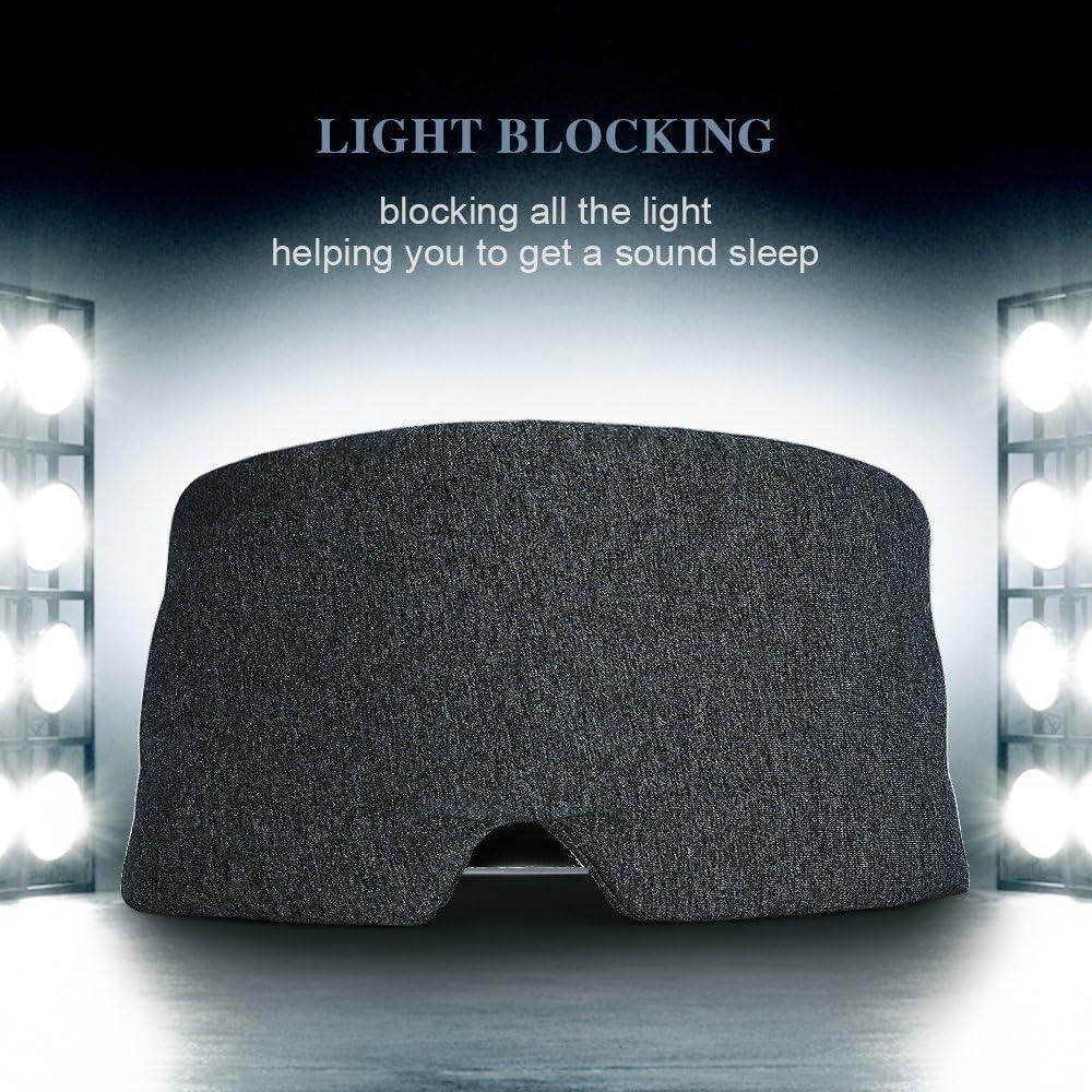 Máscara de Sueño de Algodón FRESHME - Bloqueo de Luz, Ajustable