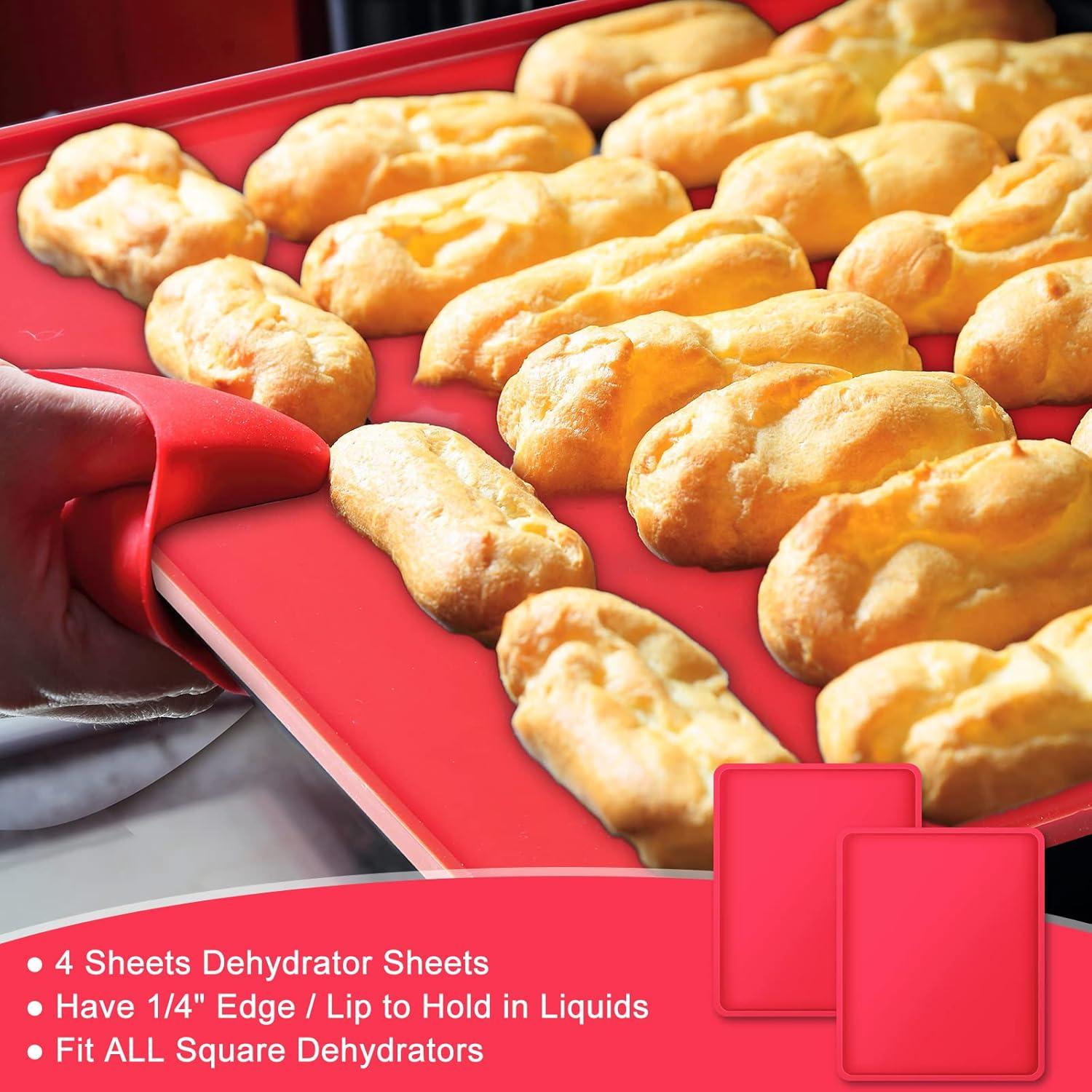 8 Tapetes Deshidratadores de Silicona Mimorou 31x26cm Antiadherentes