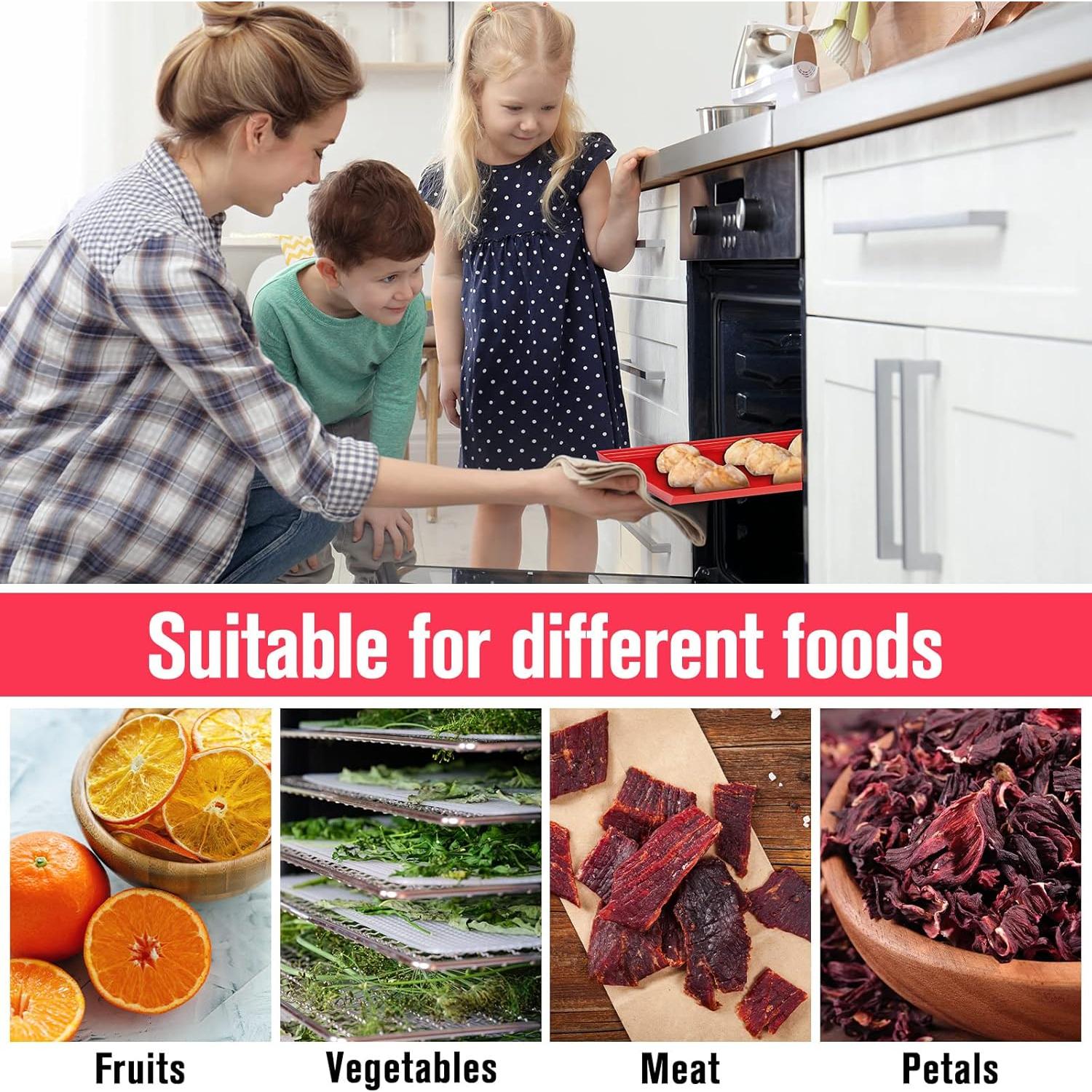 8 Tapetes Deshidratadores de Silicona Mimorou 31x26cm Antiadherentes