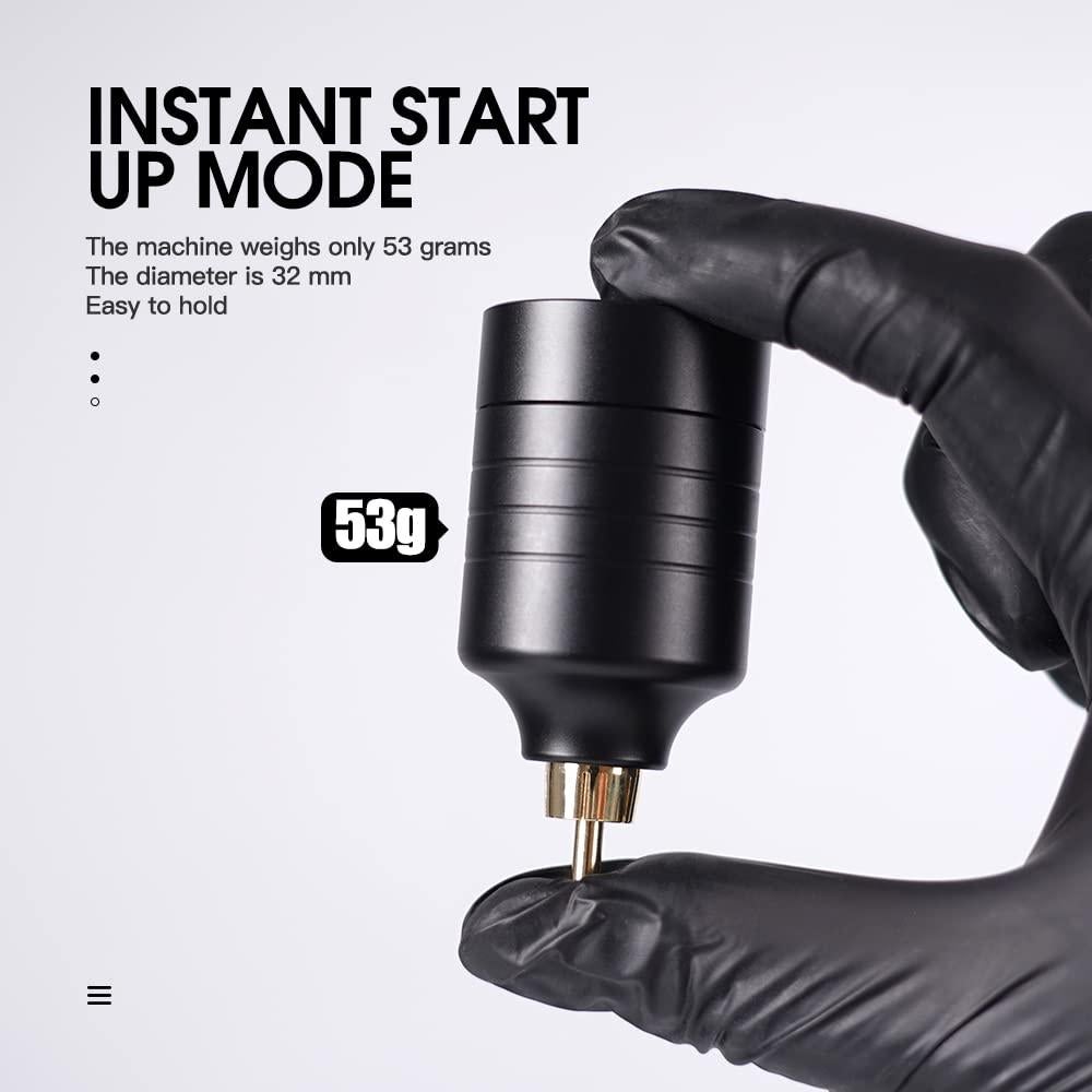 Kit de Tatuaje Inalámbrico Dragonhawk S11 con 2 Baterías