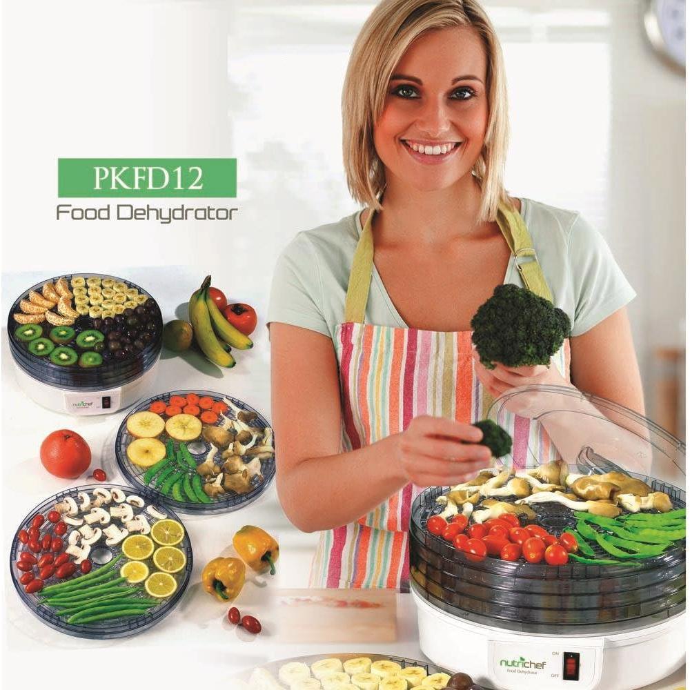 Deshidratador de Alimentos NutriChef AZPKFD12 5 Bandejas
