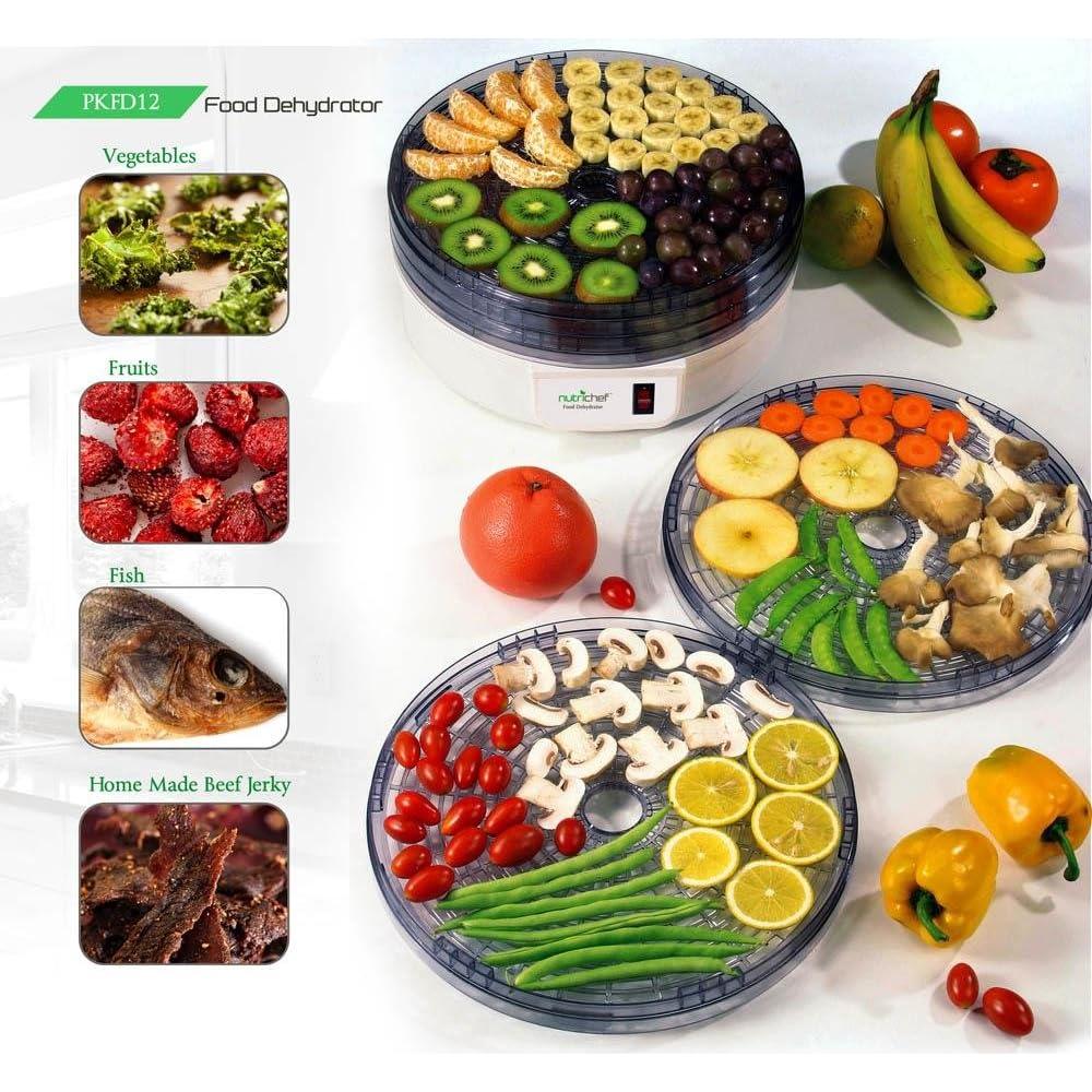Deshidratador de Alimentos NutriChef AZPKFD12 5 Bandejas