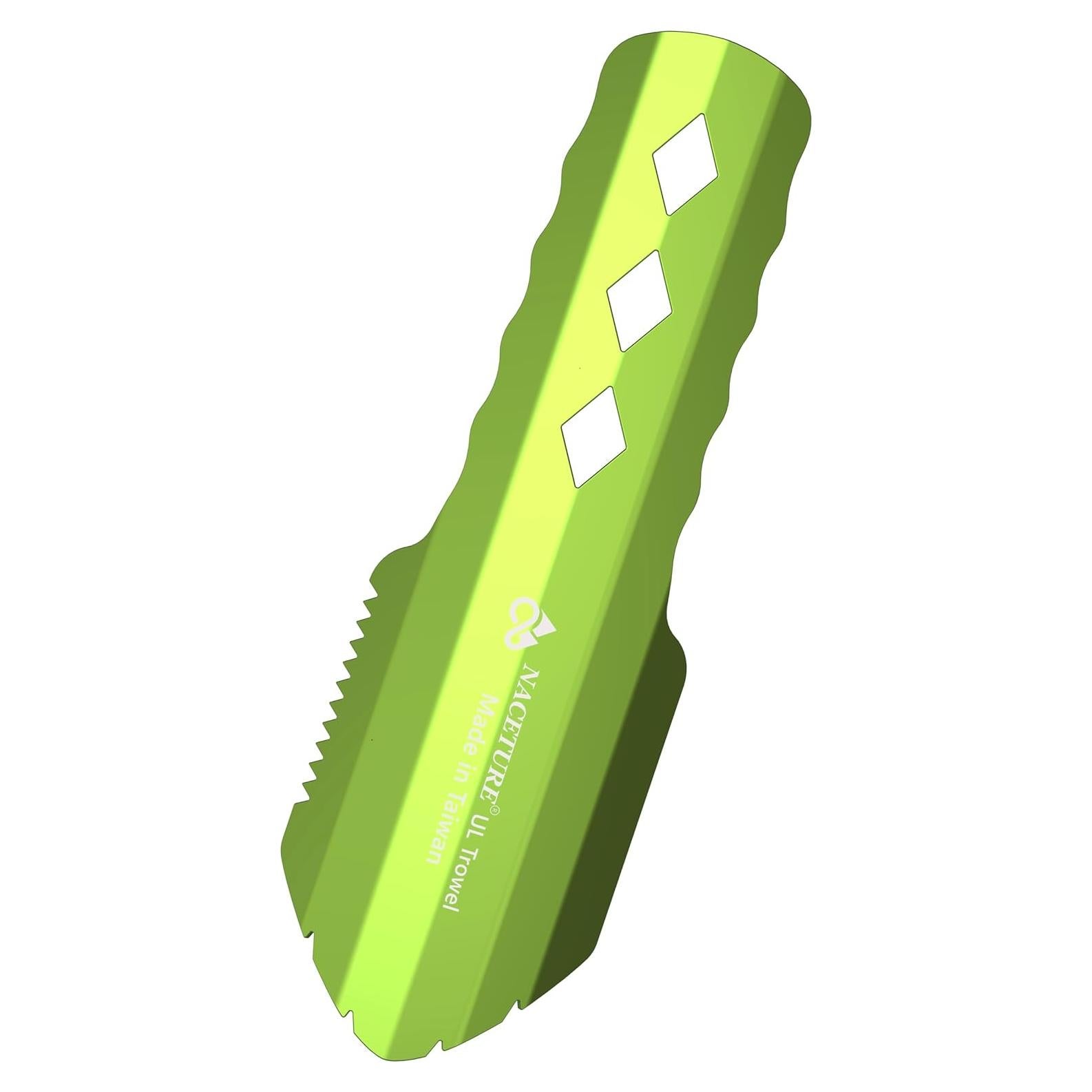 Pala de Camping Ultraligera NACETURE de Aluminio Verde 0.018 kg