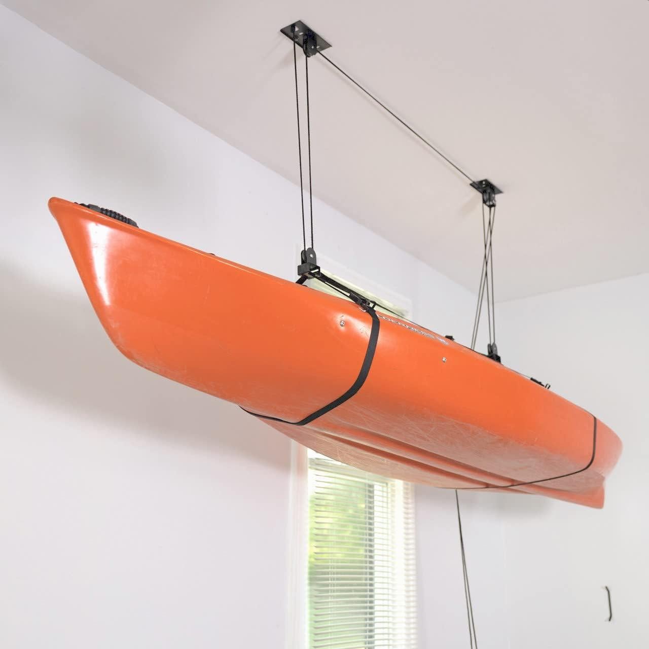 Sistema de polea para kayak StoreYourBoard, 68 kg, fácil instalación