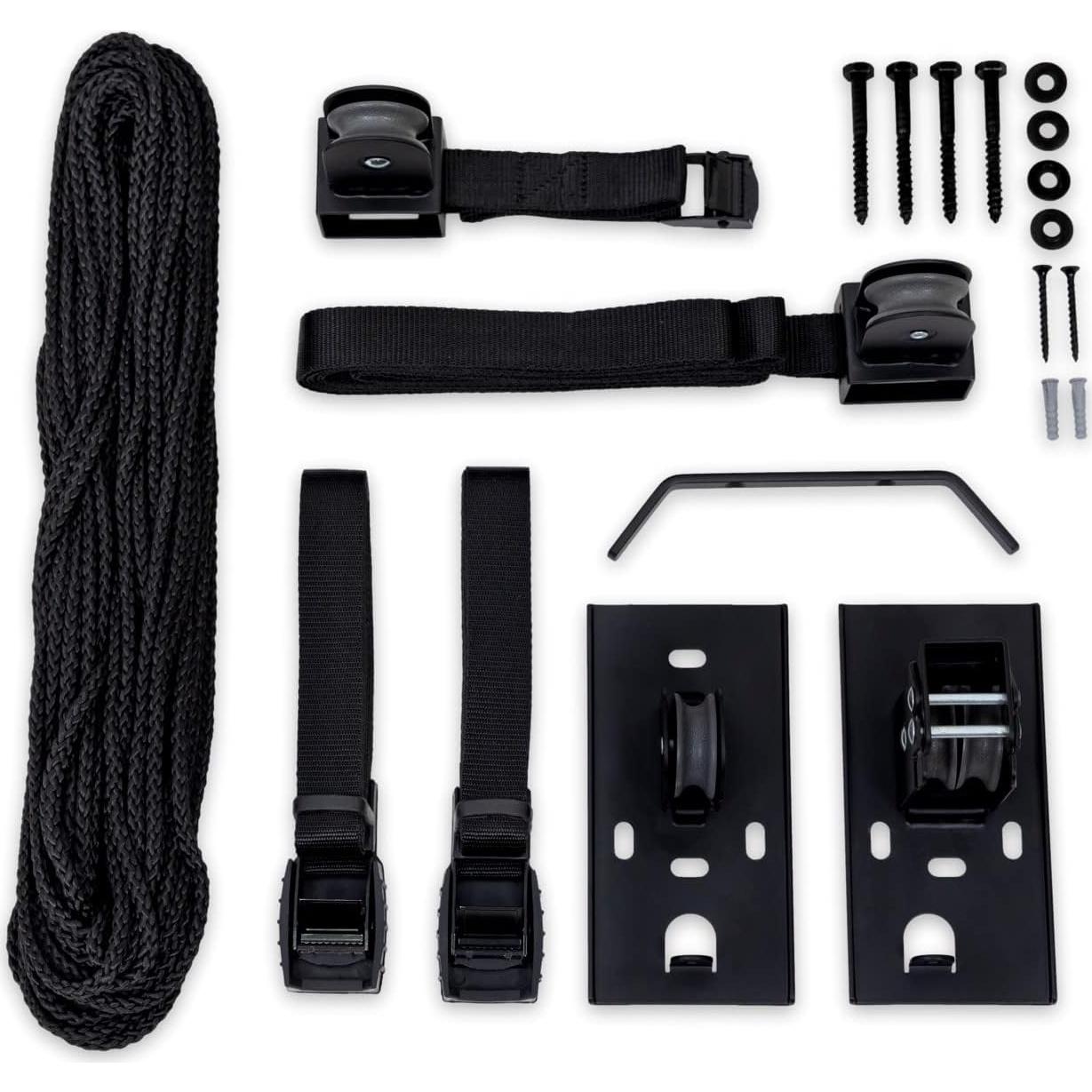 Sistema de polea para kayak StoreYourBoard, 68 kg, fácil instalación