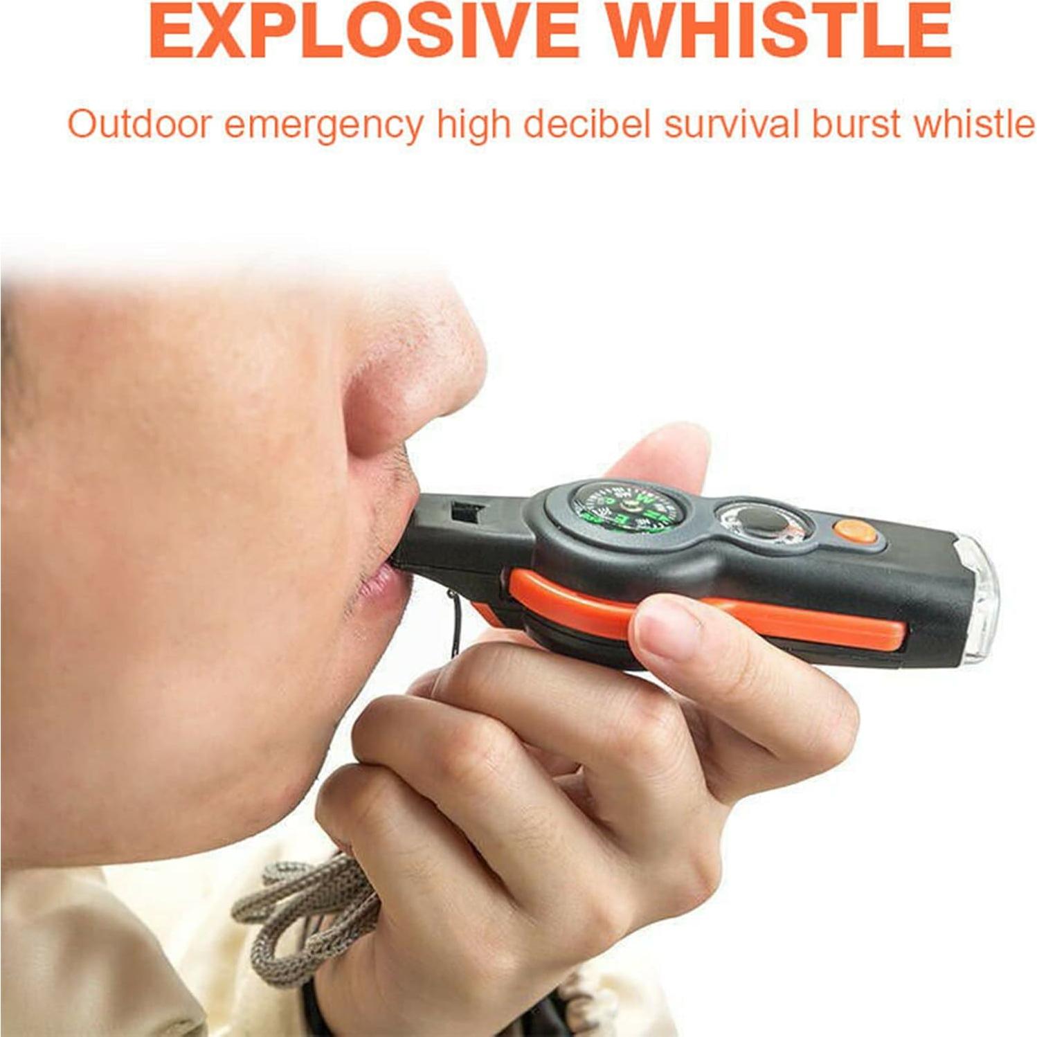 Brújula Multifuncional 7 en 1 Genérico con Silbato y LED