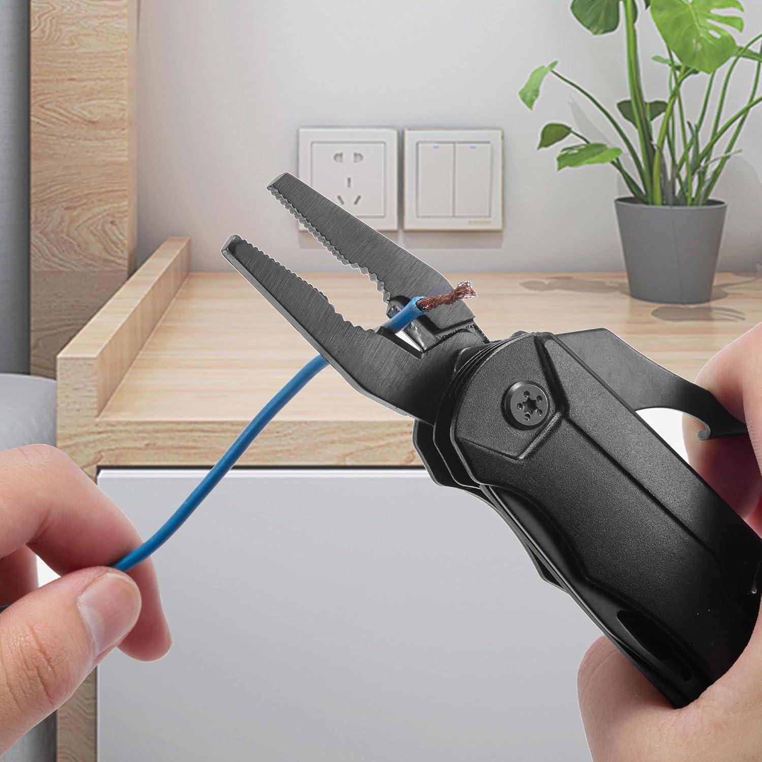 Llave Multiherramienta 19 en 1 Hanboost Compacta Negra