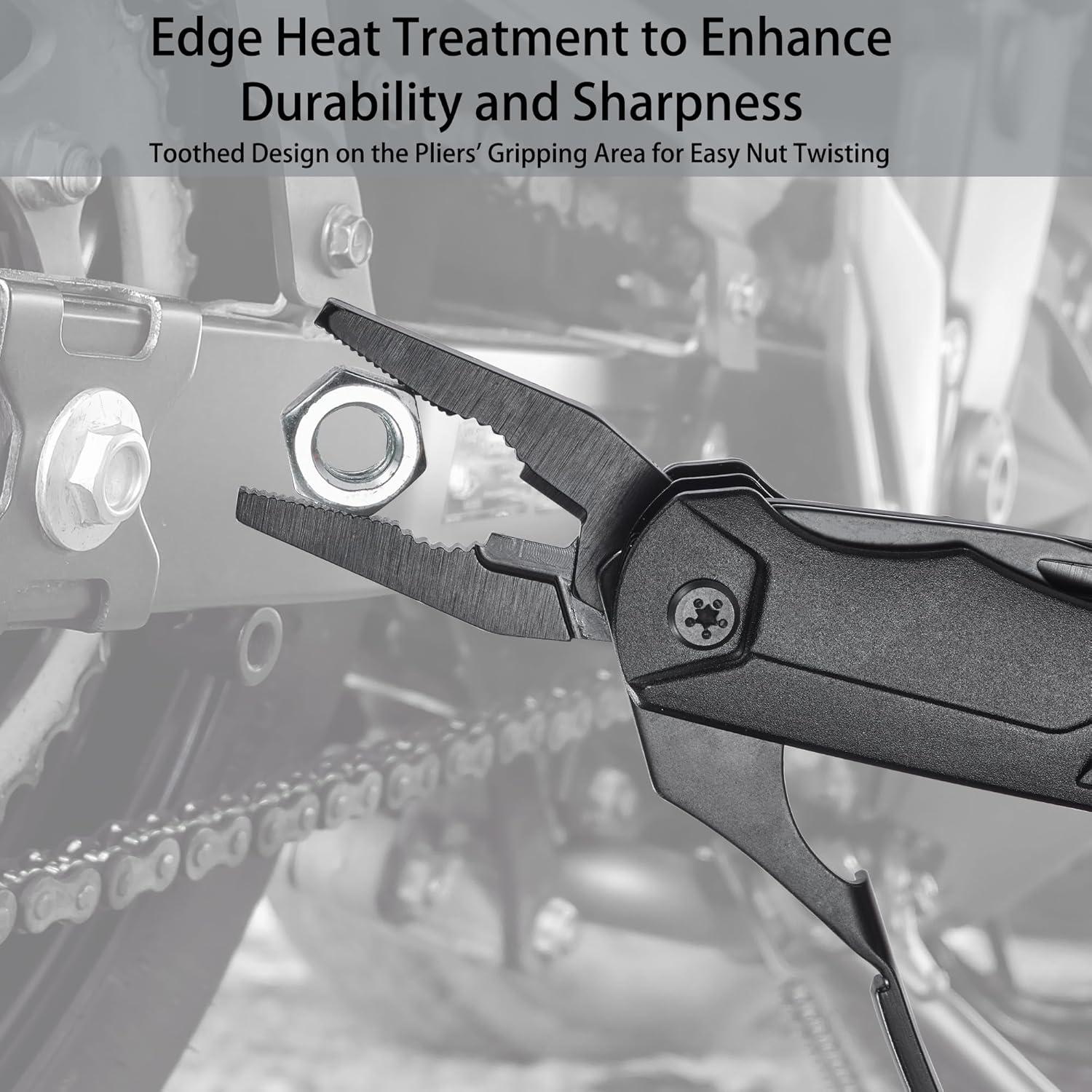 Llave Multiherramienta 19 en 1 Hanboost Compacta Negra