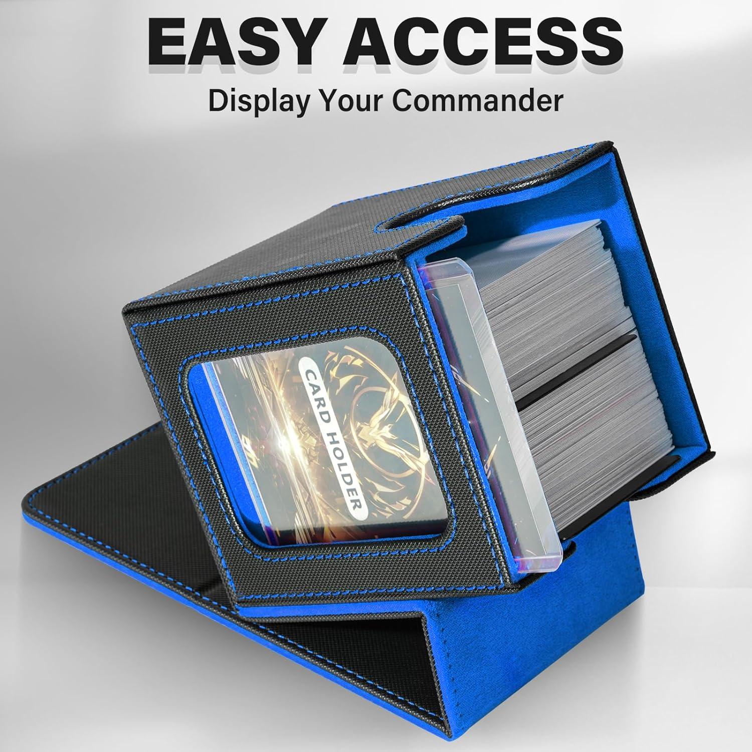 Caja de Barajas Jaffzora para MTG Commander - Almacenamiento 100 Cartas