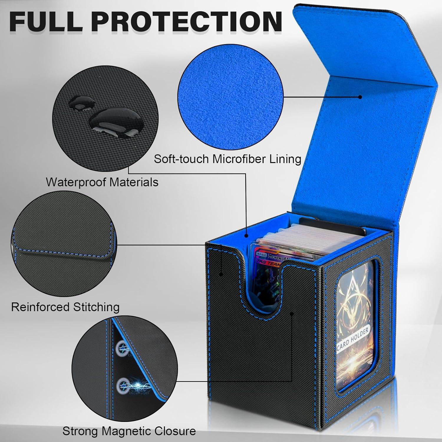 Caja de Barajas Jaffzora para MTG Commander - Almacenamiento 100 Cartas