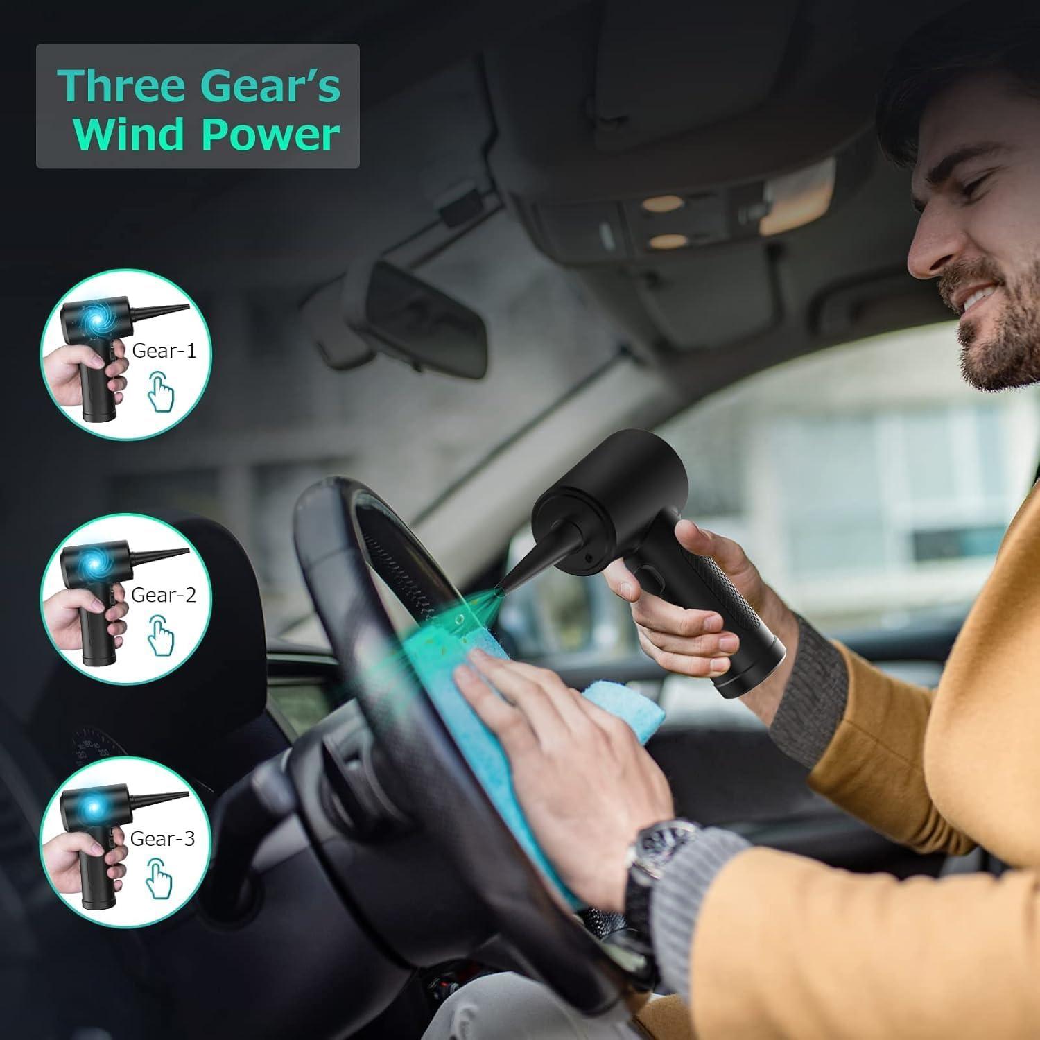 Soplador de Aire Comprimido NZACE C4915 110000RPM Recargable