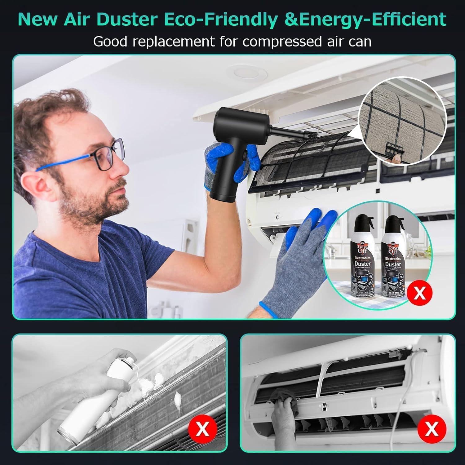 Soplador de Aire Comprimido NZACE C4915 110000RPM Recargable