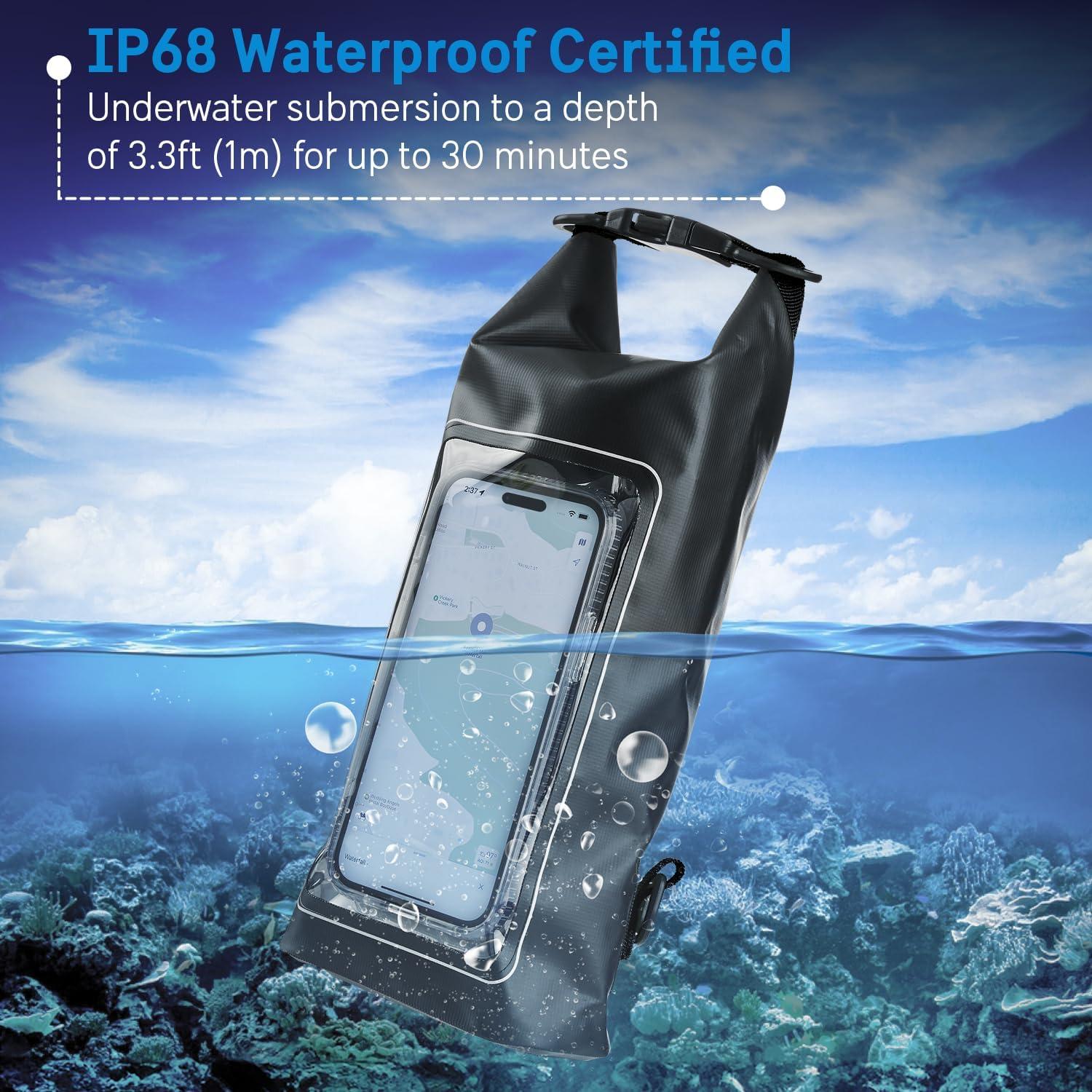 Bolsa Seco Impermeable Pelican Marine 2L con Funda para Teléfono