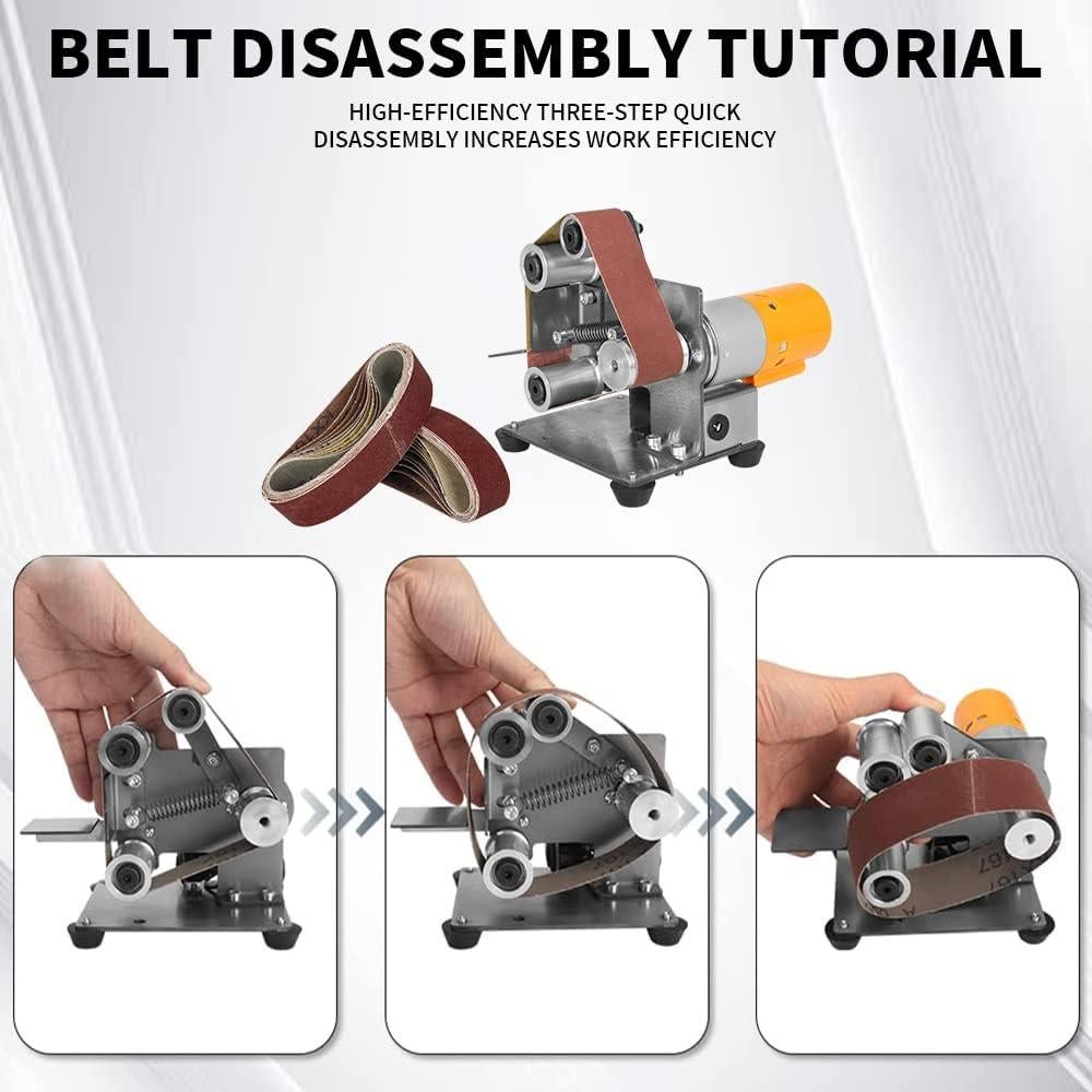 Lijadora de Cinta Mini NuoDunco 7 Velocidades 220V 2kg