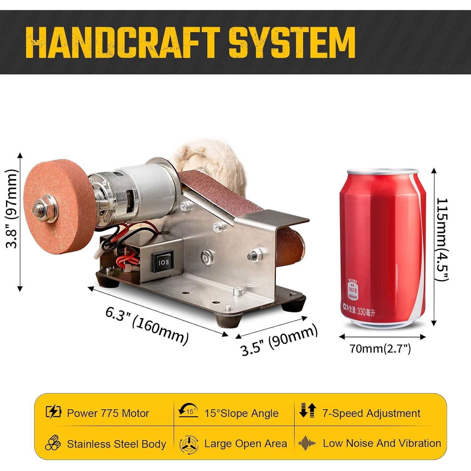 Lijadora de Banda Mini NuoDunco 7 Velocidades 220V