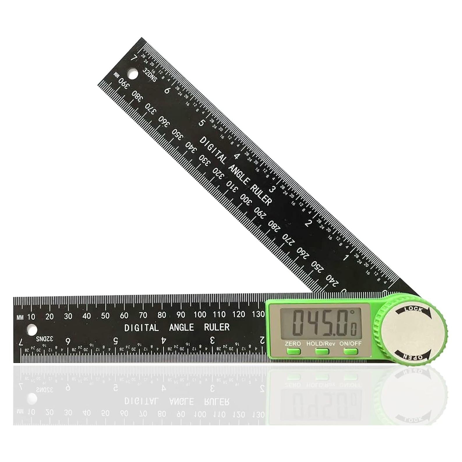 Buscador de Ángulo Digital PDDYIER 200mm 2-en-1 para Carpintería