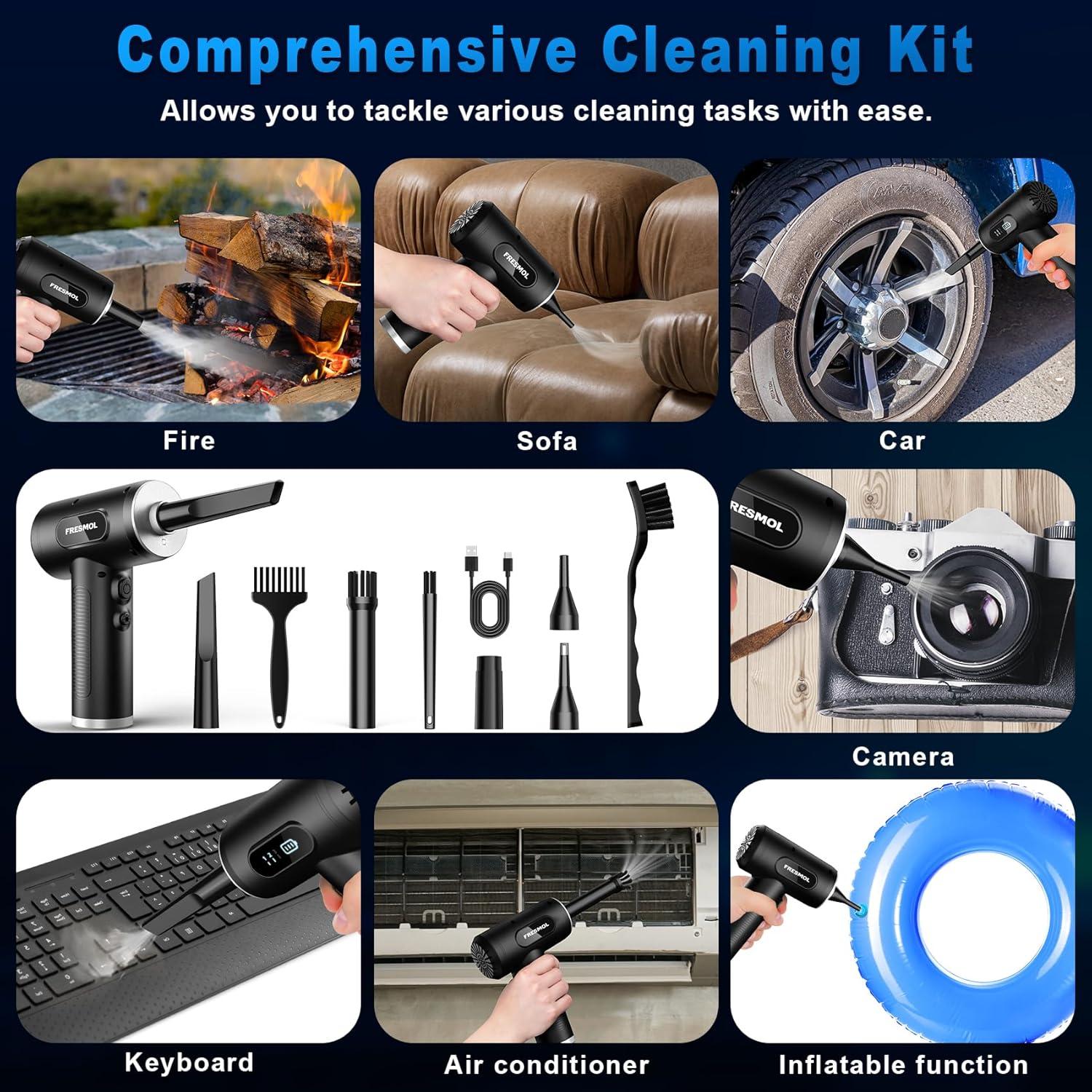 Soplador de Aire FRESMOL VC018 3 Velocidades 100000 RPM