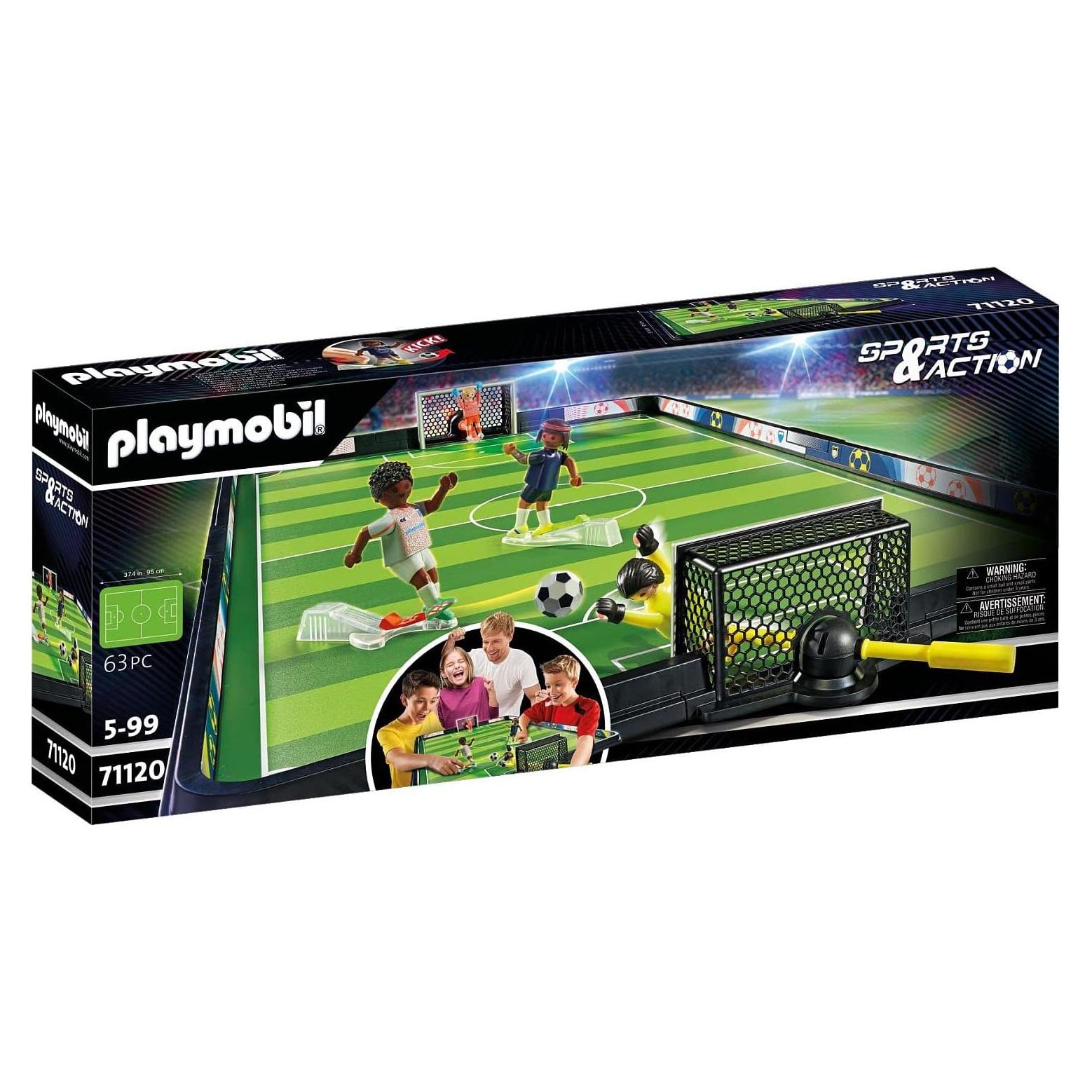 PLAYMOBIL Arena de Fútbol 71120 Juguete para Niños 5+