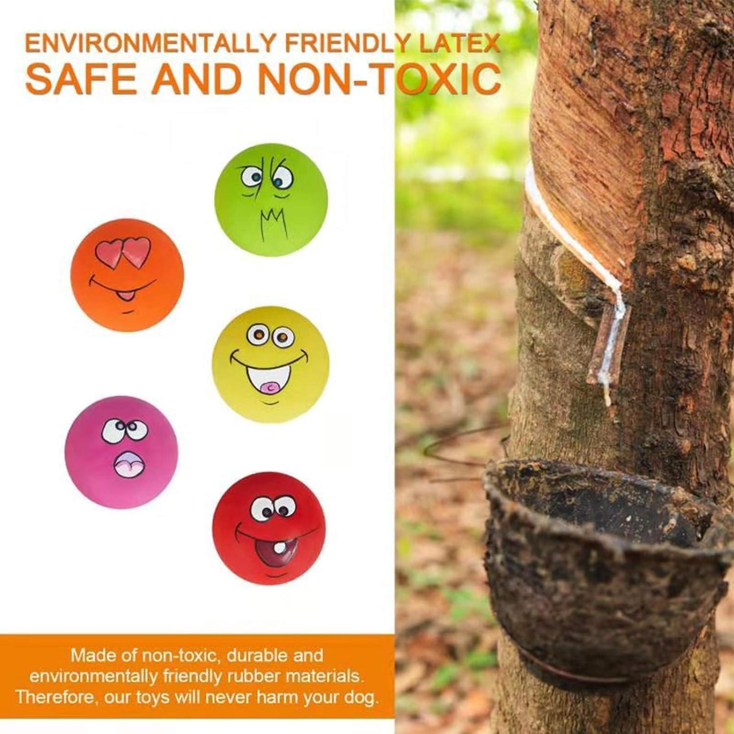 Juguete para Perros Coricorsu 5PCS Goma de Láttex Interactivo