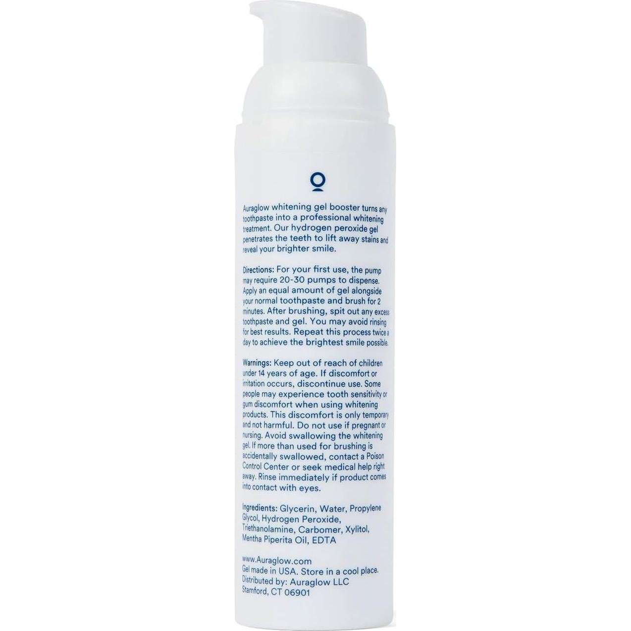 Aguaglow Gel Blanqueador de Dientes 74g con 9% Peróxido