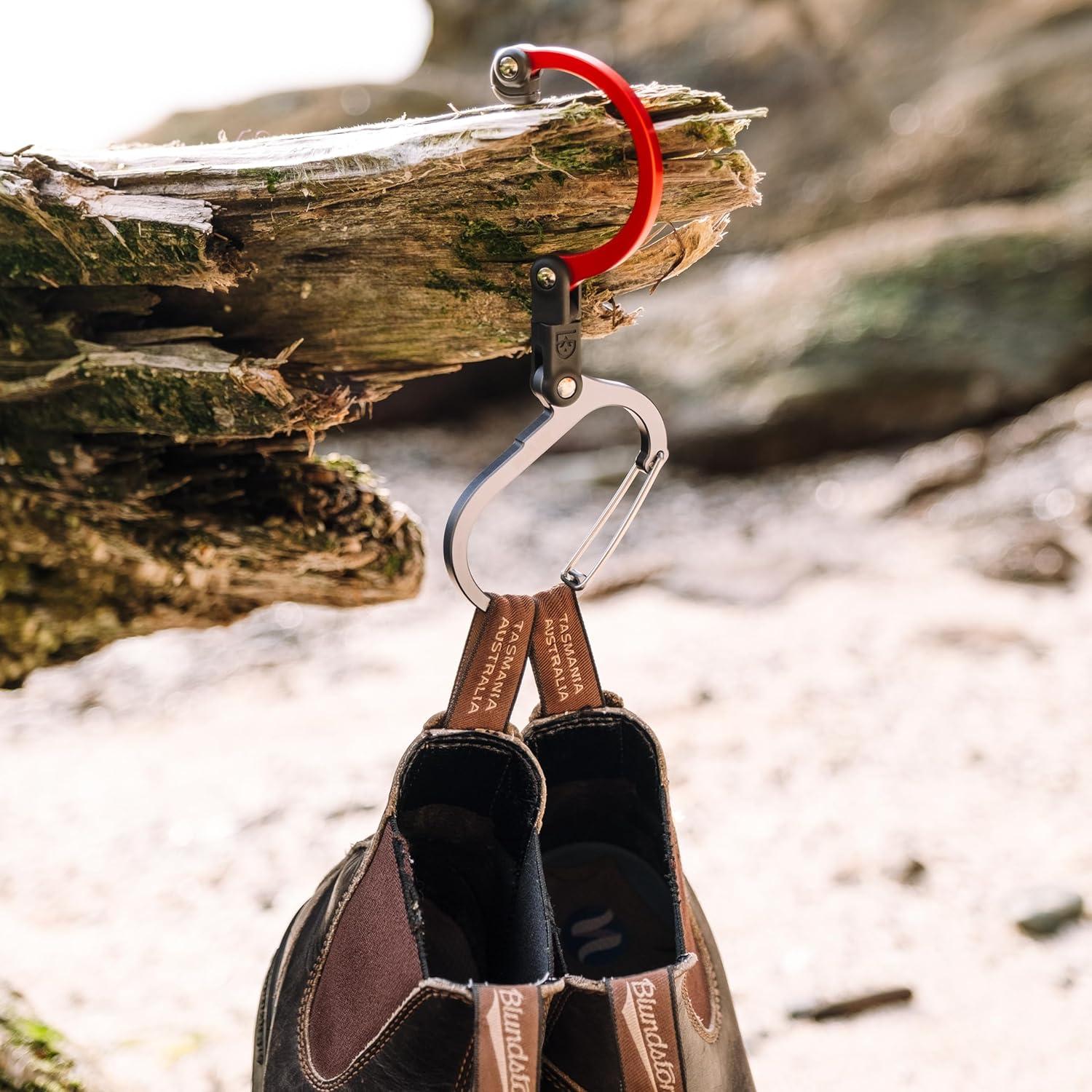 Mosquetón Giratorio GEAR AID Heroclip Mediano para Camping