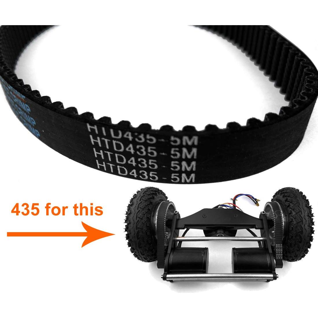 Cinturón HTD-5M 395 dientes 15mm L-faster para patineta