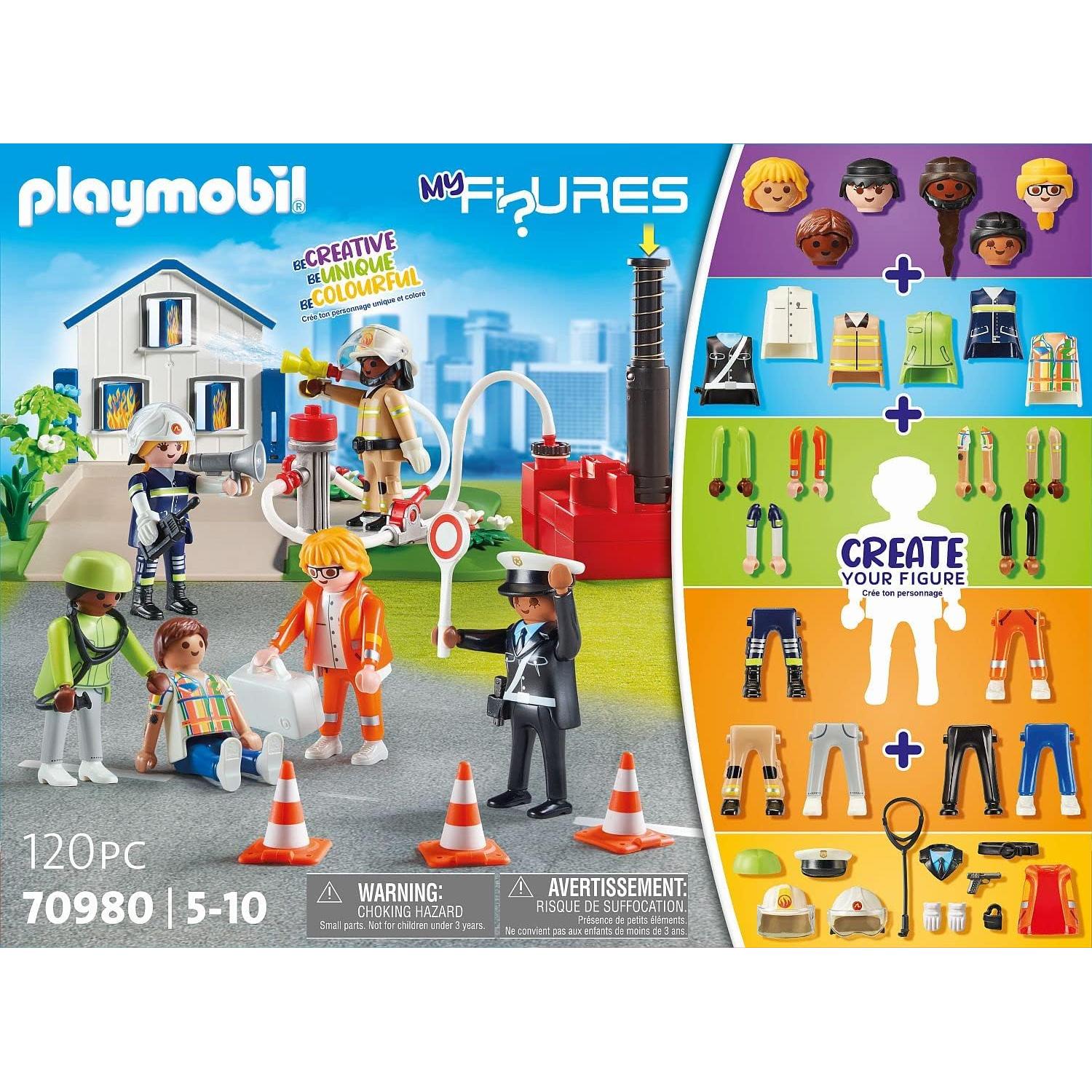 Playmobil Mis Figuras Rescate 70980 6 Figuras Intercambiables