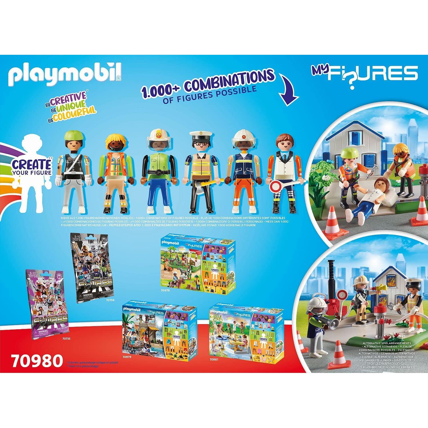 Playmobil Mis Figuras Rescate 70980 6 Figuras Intercambiables