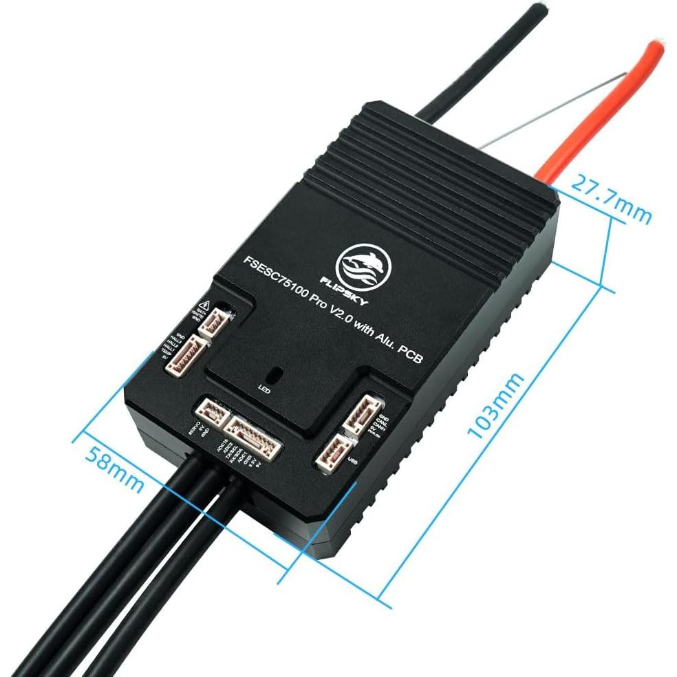 Controlador FLIPSKY 75100 Pro V2.0 para patineta eléctrica