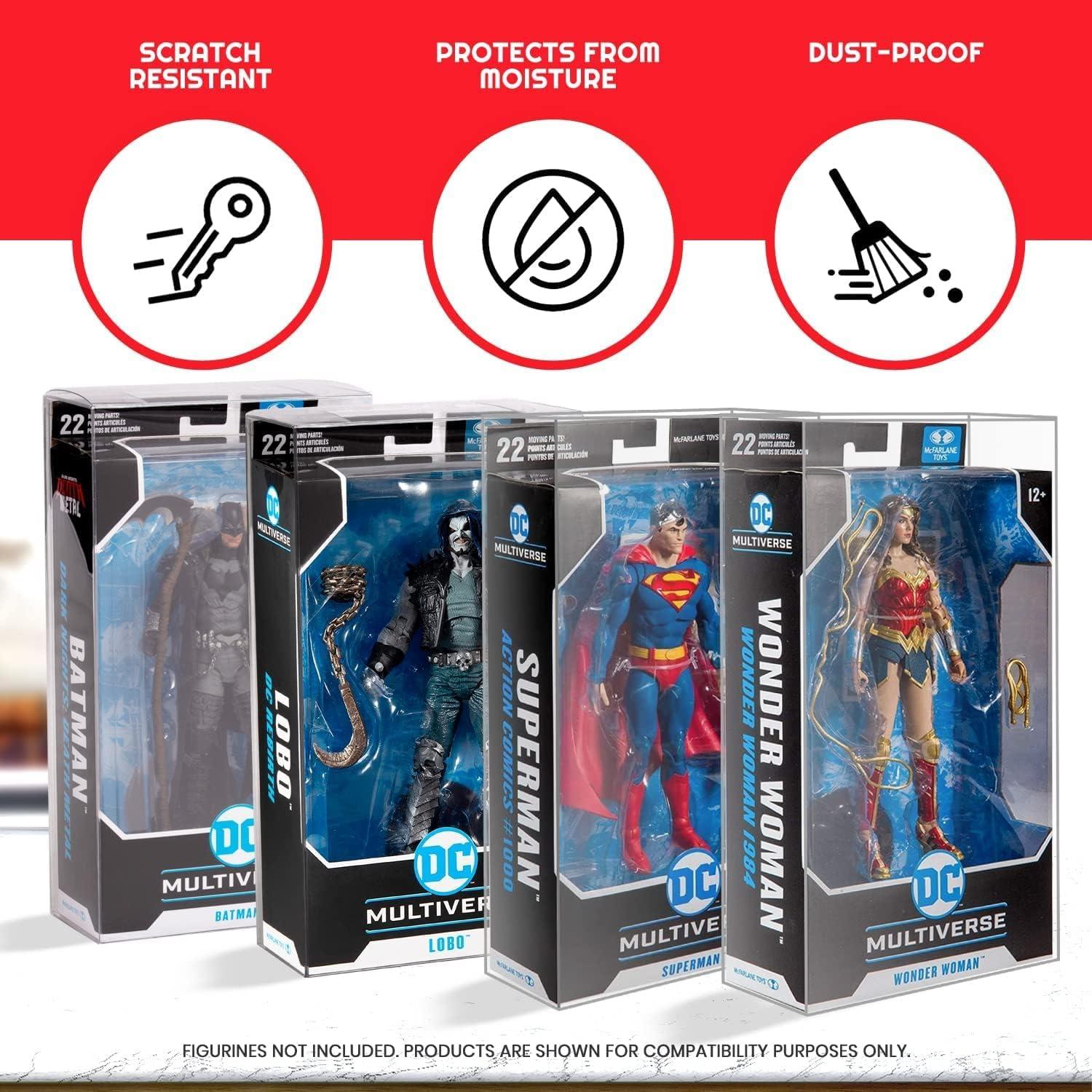 Estuche Protector EVORETRO para Figuras de 18 cm - Paquete de 10