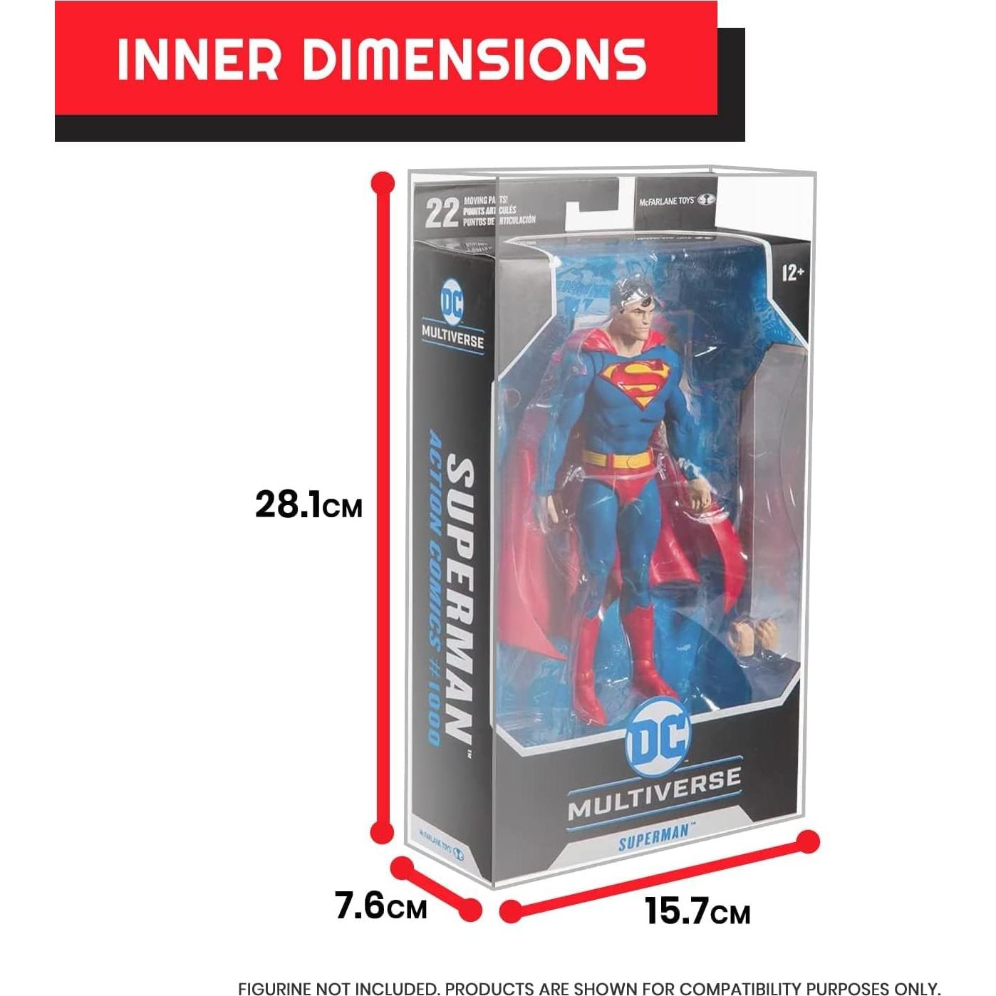 Estuche Protector EVORETRO para Figuras de 18 cm - Paquete de 10