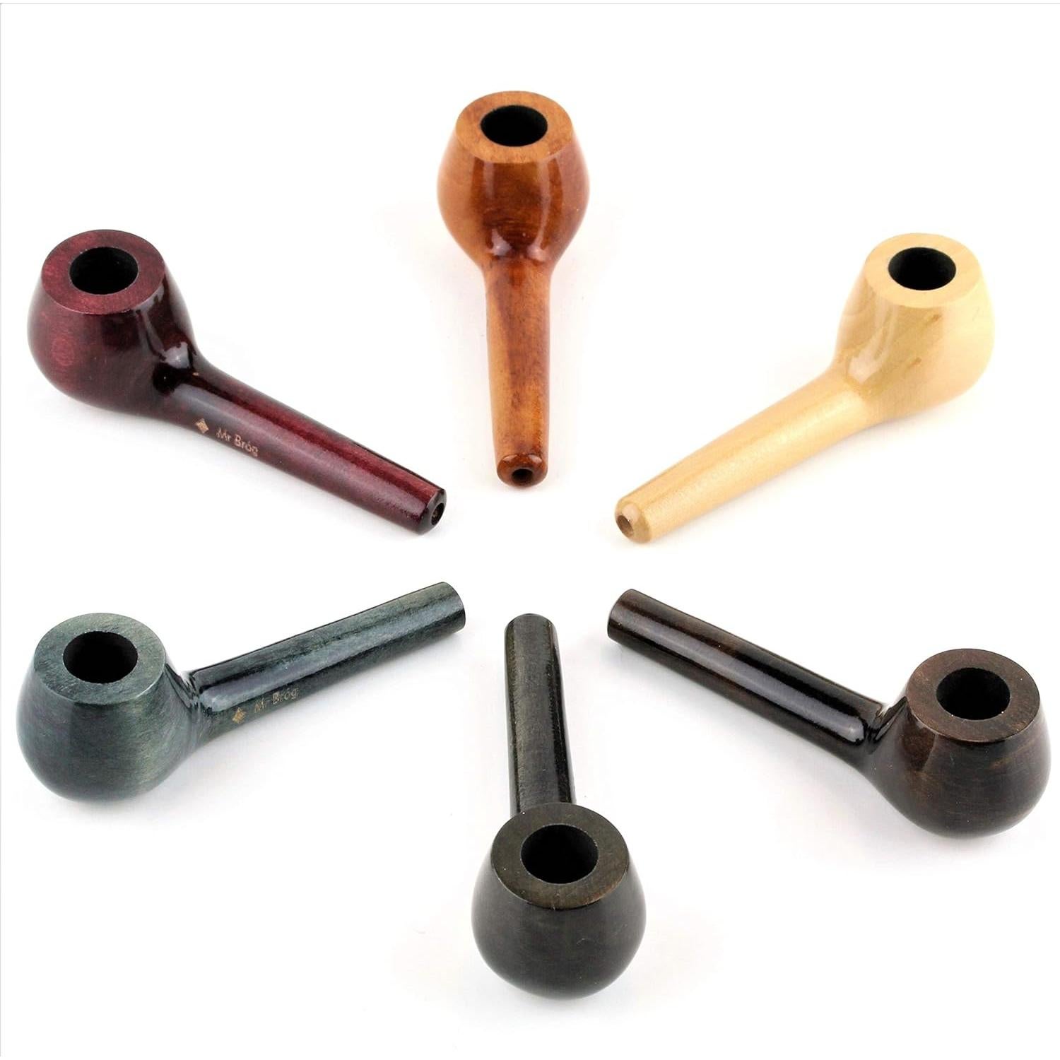 Pipa de Fumar Mini Suzi Azul Mr Brog - Duradera y Compacta