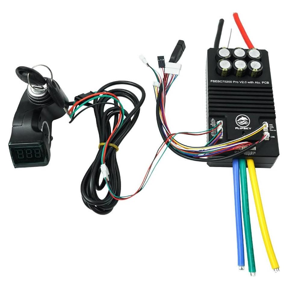 Controlador FLIPSKY 75200 Pro V2.0 para patineta eléctrica