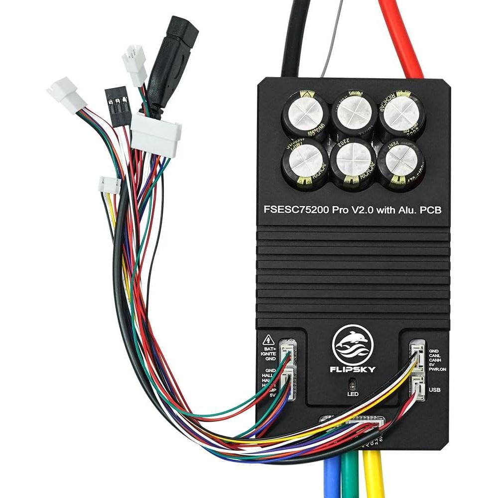 Controlador FLIPSKY 75200 Pro V2.0 para patineta eléctrica
