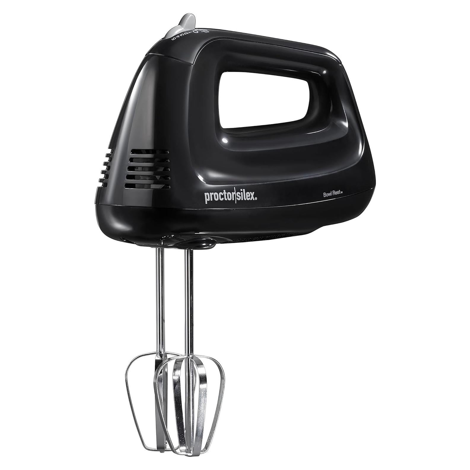 Mezclador de Mano Eléctrico Proctor Silex 215W 5 Velocidades Negro