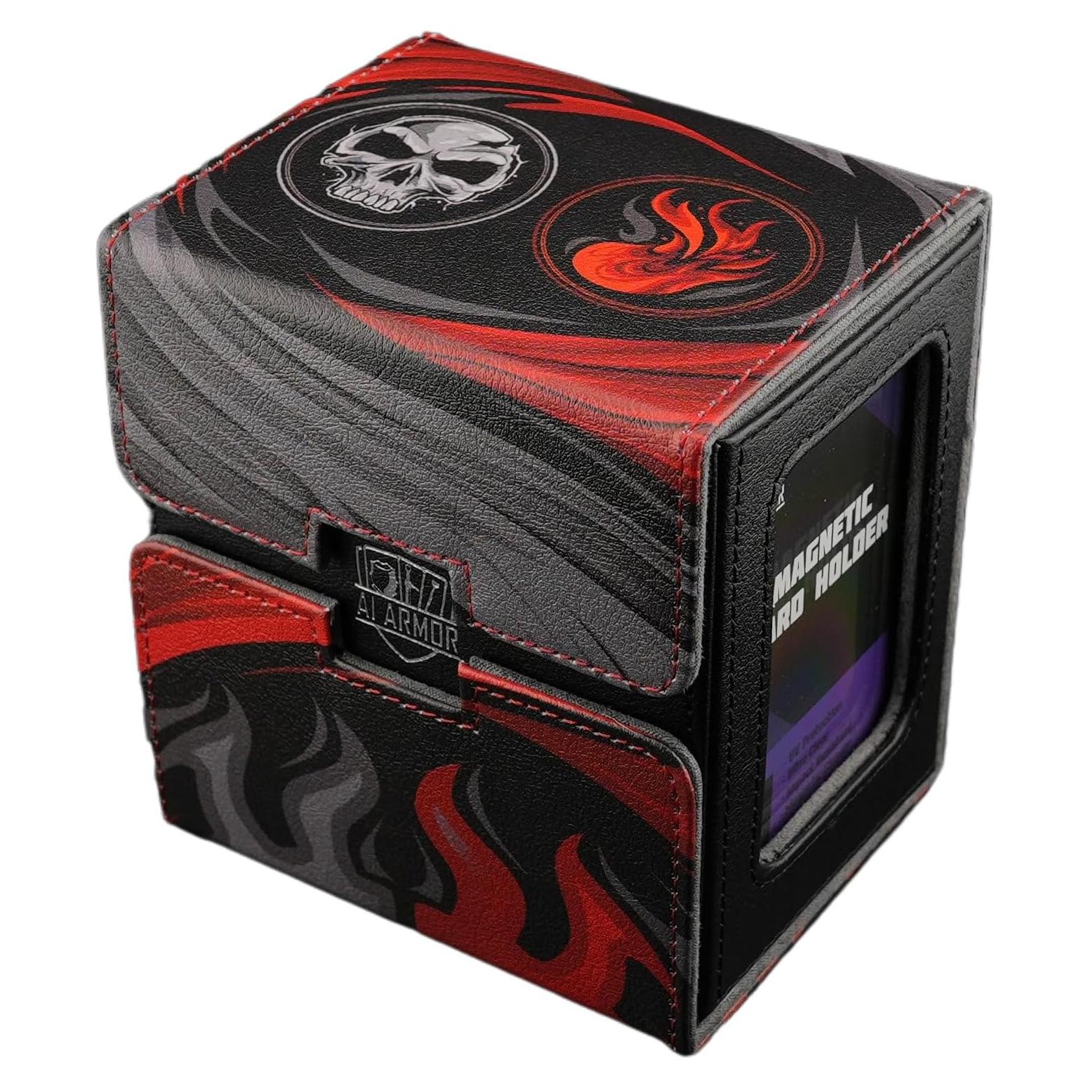 Caja de Barajas Ai Armor MTG Commander 100+ Rojo Negro