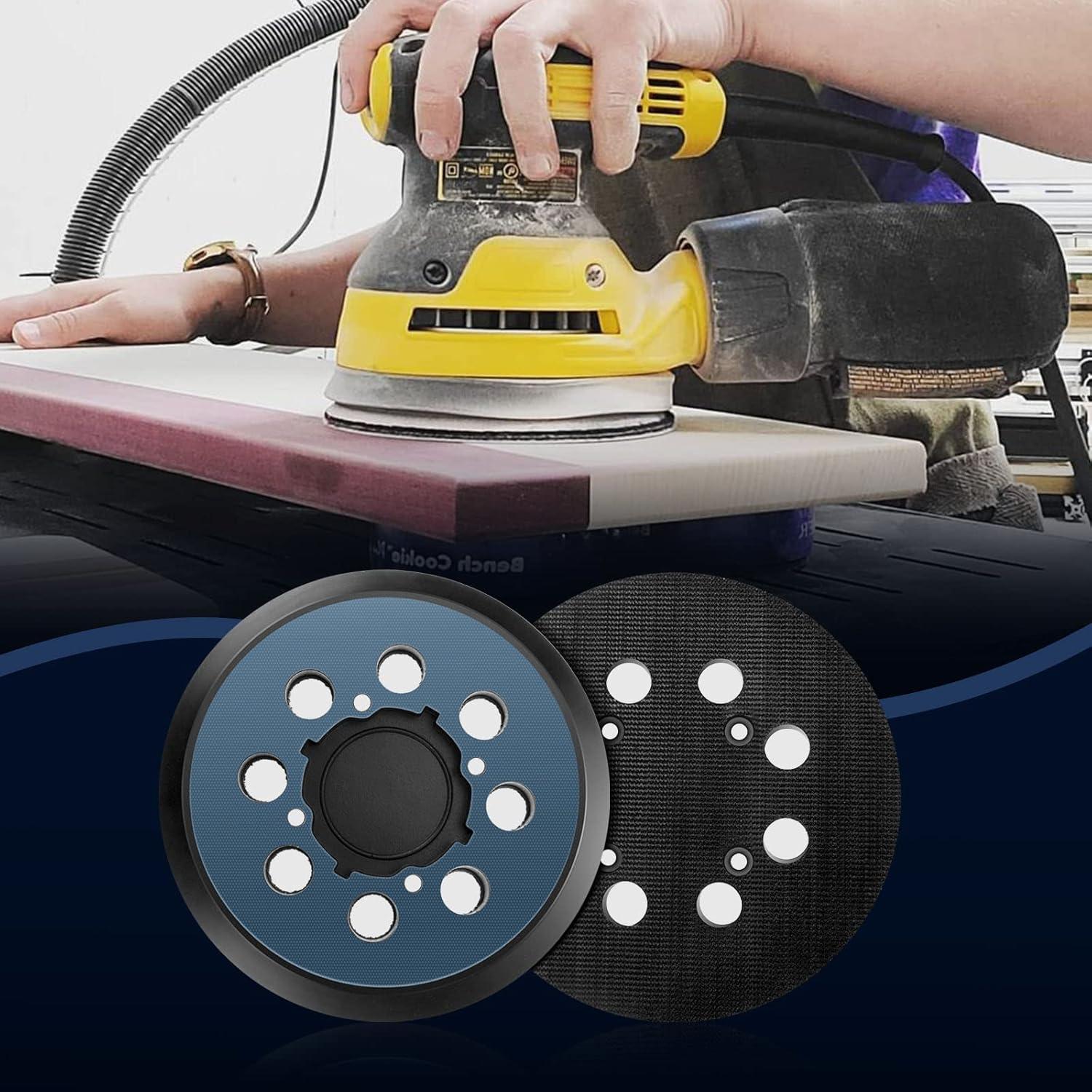 Paquete de 2 almohadillas de lijado Dewalt 5" (12.7 cm) 8 agujeros