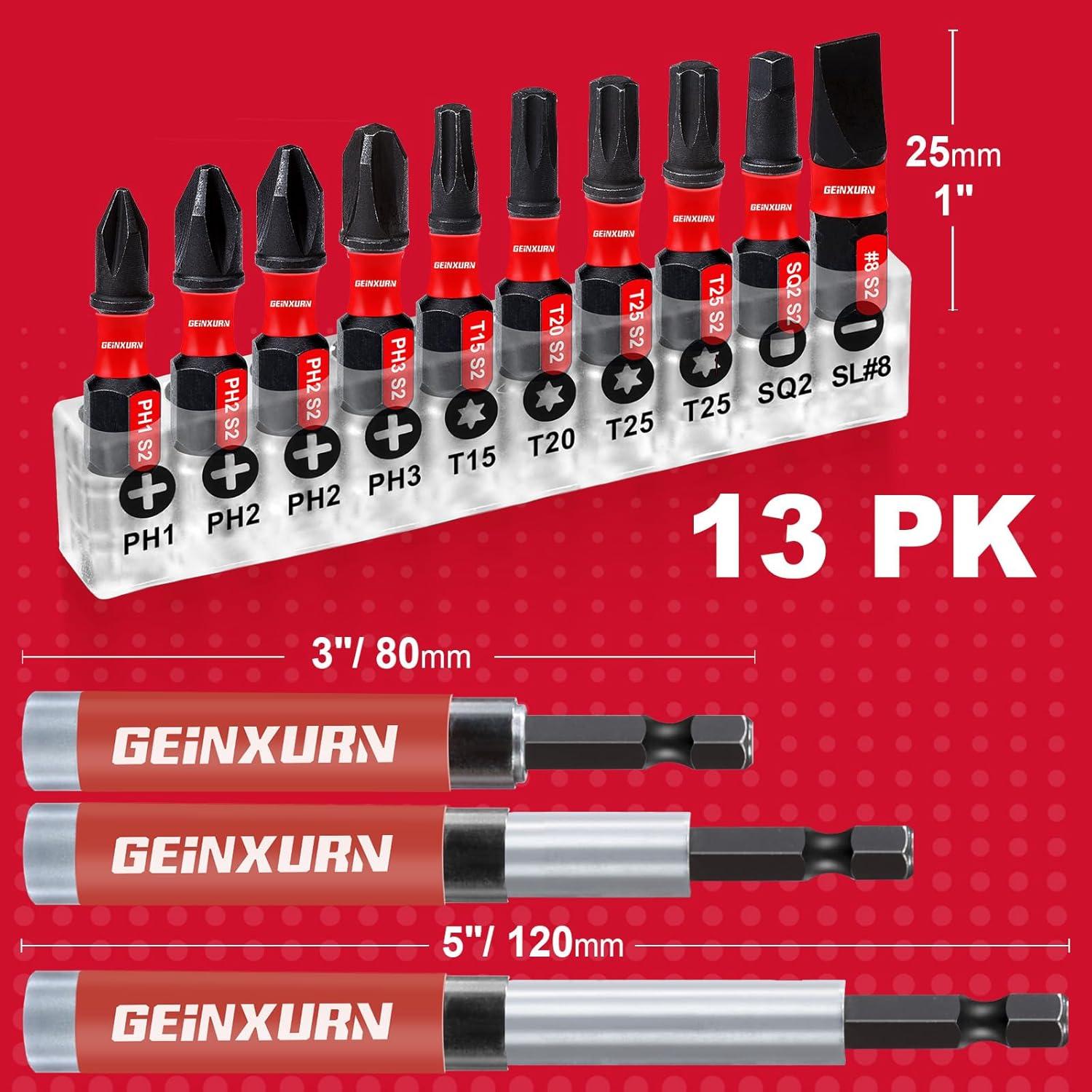 Guía de Conducción Retráctil GEINXURN 80mm con 10 Puntas
