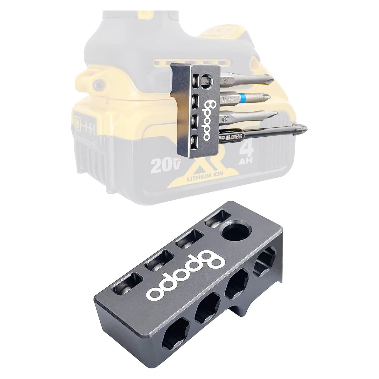 Soporte Magnético para Bits de Taladro Dewalt 1/4" Aluminio