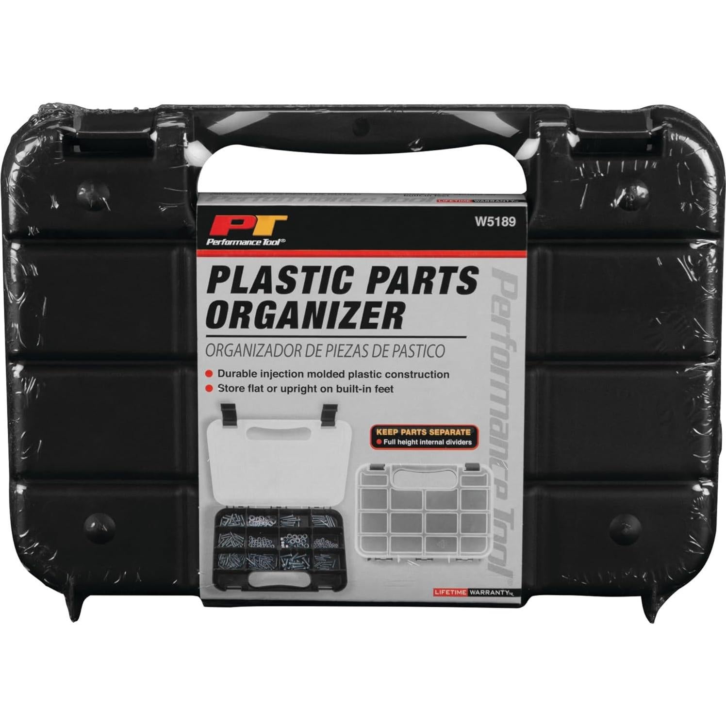 Organizador de Almacenamiento de Plástico Performance Tool W5189 - 12 Compartimentos