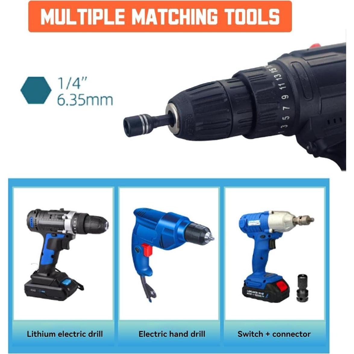 Juego de 5 Piezas de Destornillador de Tuerca XFH 8mm