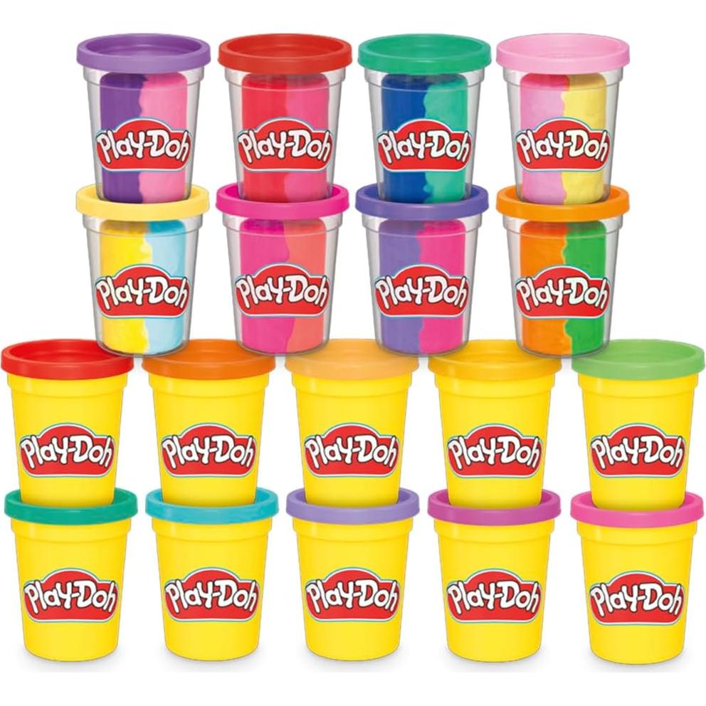 Play-Doh 22 Latas de Colores Variados 2 y 4 Oz para Niños