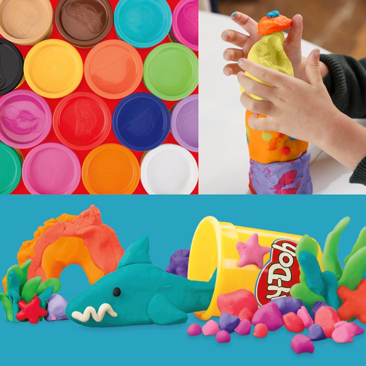 Play-Doh 22 Latas de Colores Variados 2 y 4 Oz para Niños