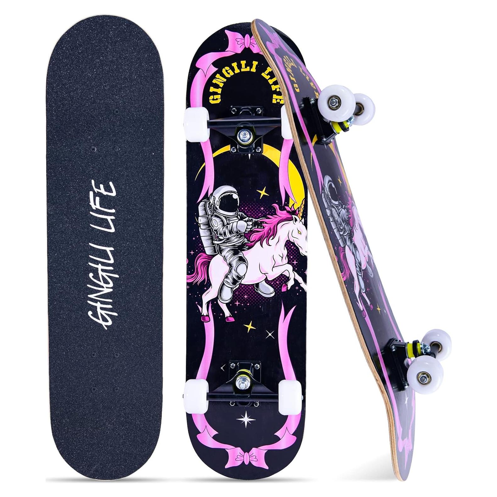 Skateboard Gingili Life 31'' Arce 7 capas para todos