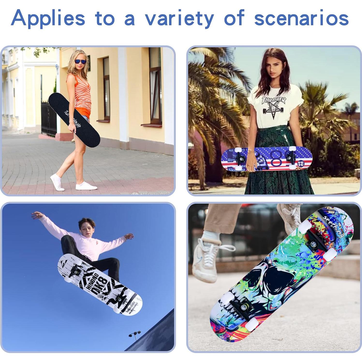 Skateboard Gingili Life 31'' Arce 7 capas para todos