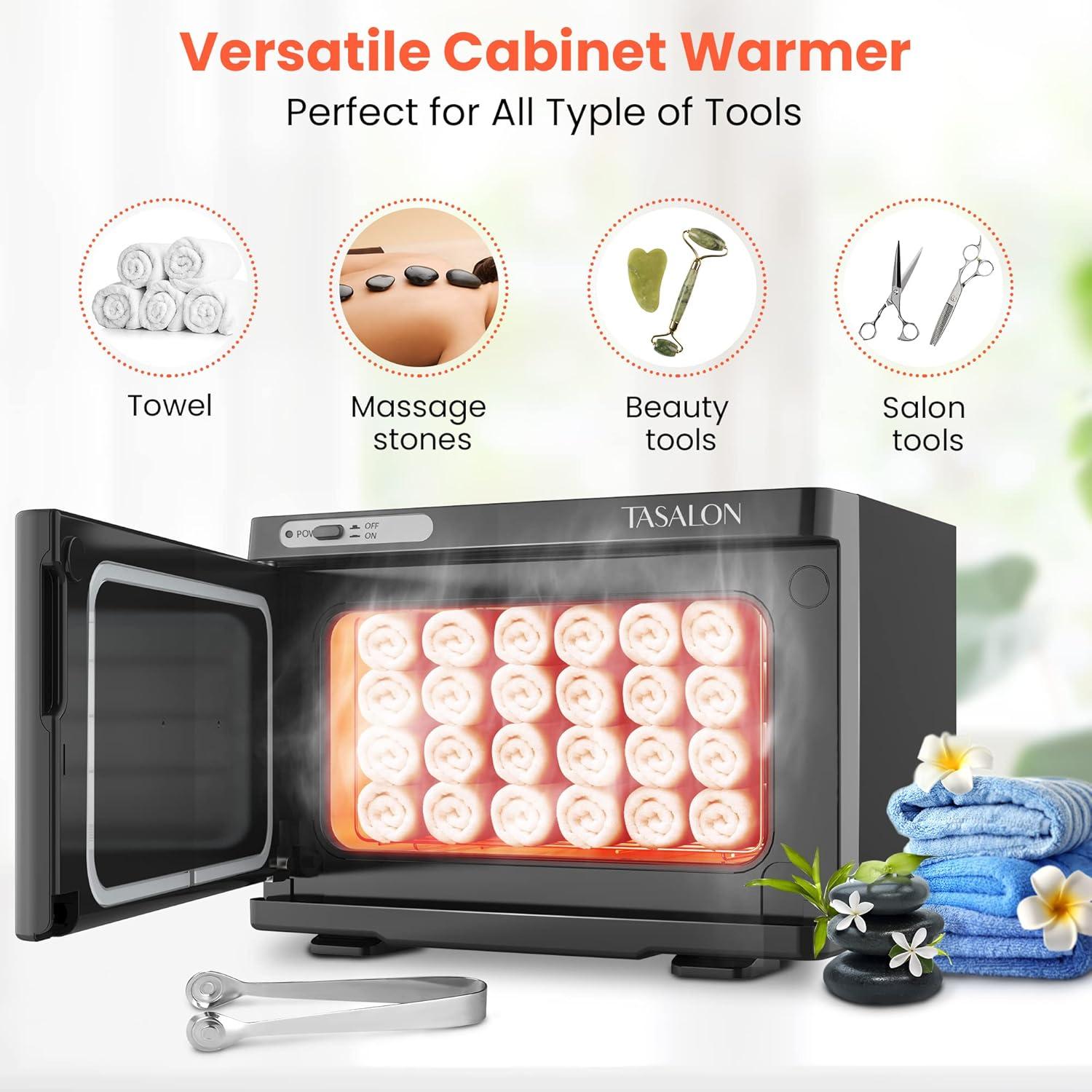 Calentador de Toallas TASALON 8L Profesional Negro - Spa y Hogar